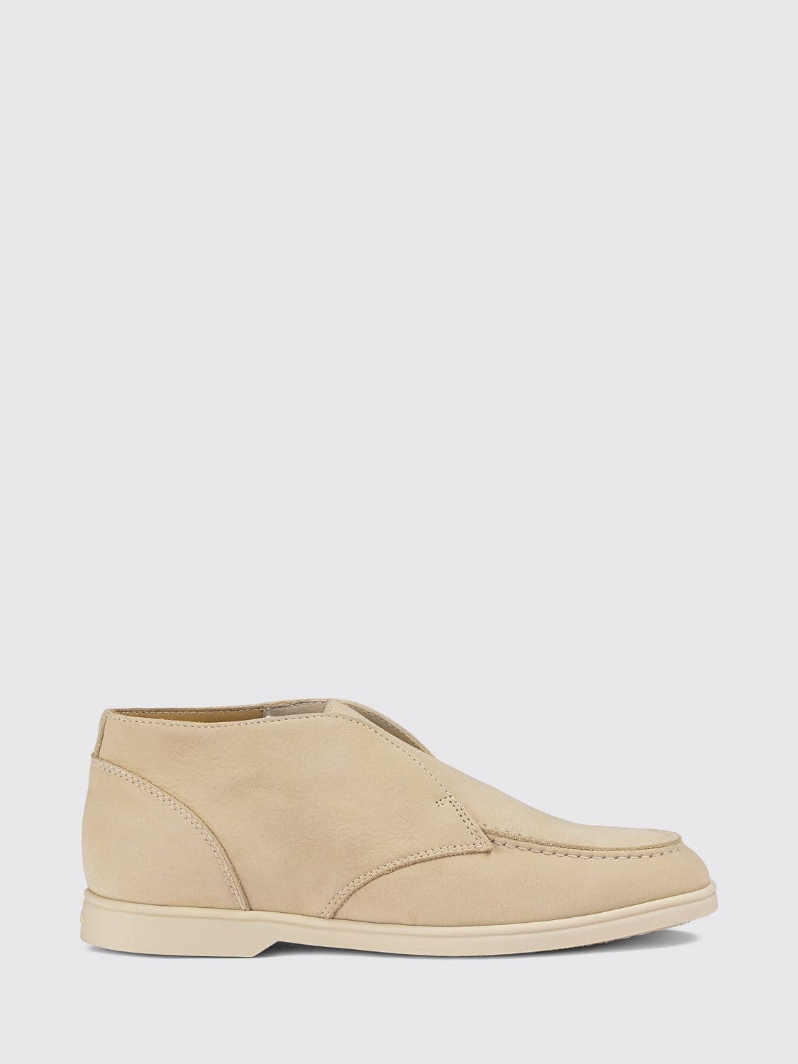 Doucal's Suede Calfskin Chukka Boots with Rubber Sole