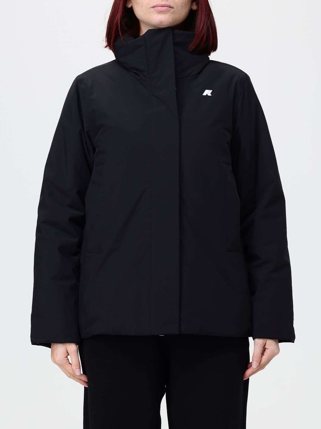 K-Way Marla Padded and Hooded Water-Repellent Windbreaker Jacket