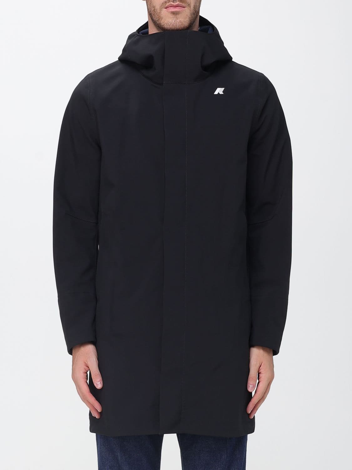 K-Way Thomas Bonded Waterproof Nylon Knee-Length Parka