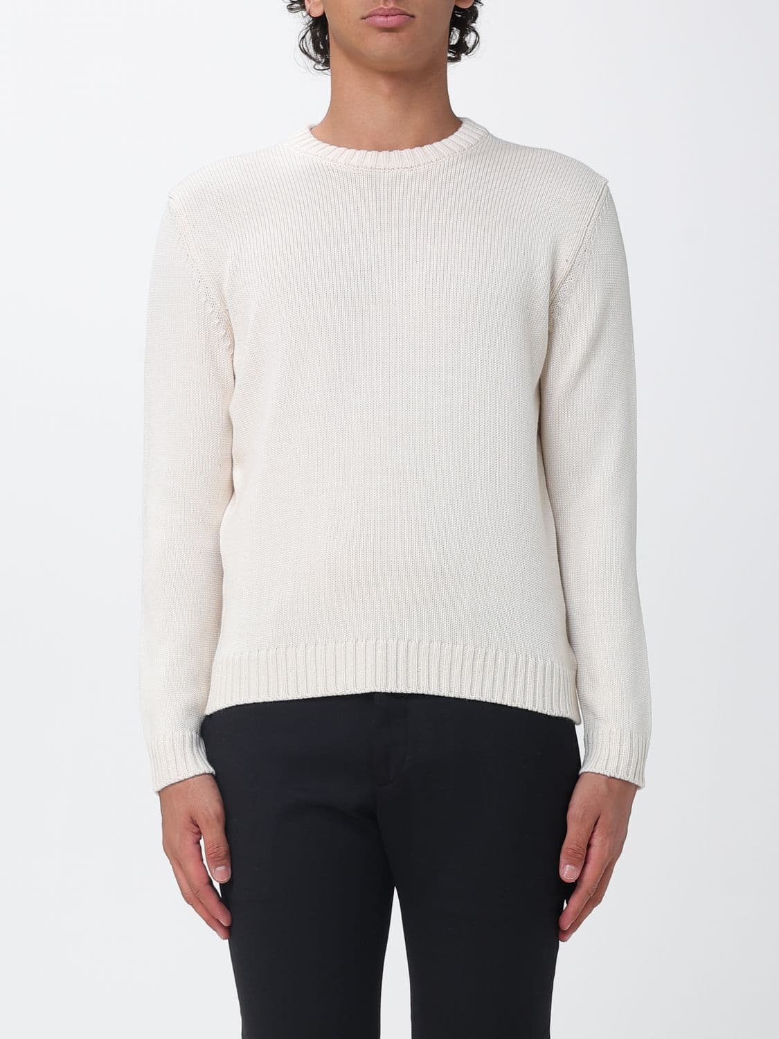 Zanone Slim Fit Crewneck Jumper in Pure Virgin Wool