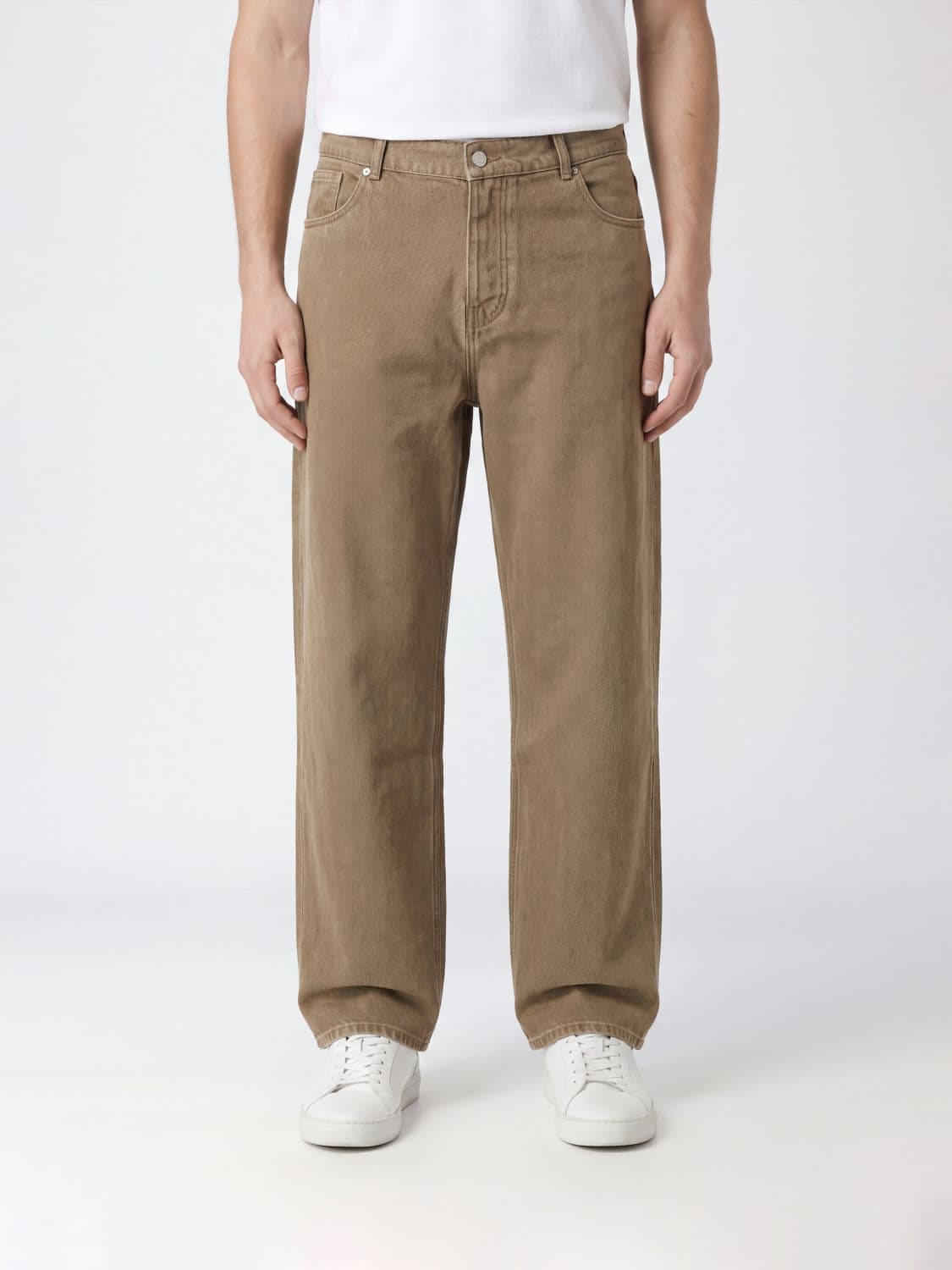 Drôle De Monsieur Straight Fit 5-Pocket Jeans in Organic Cotton Denim
