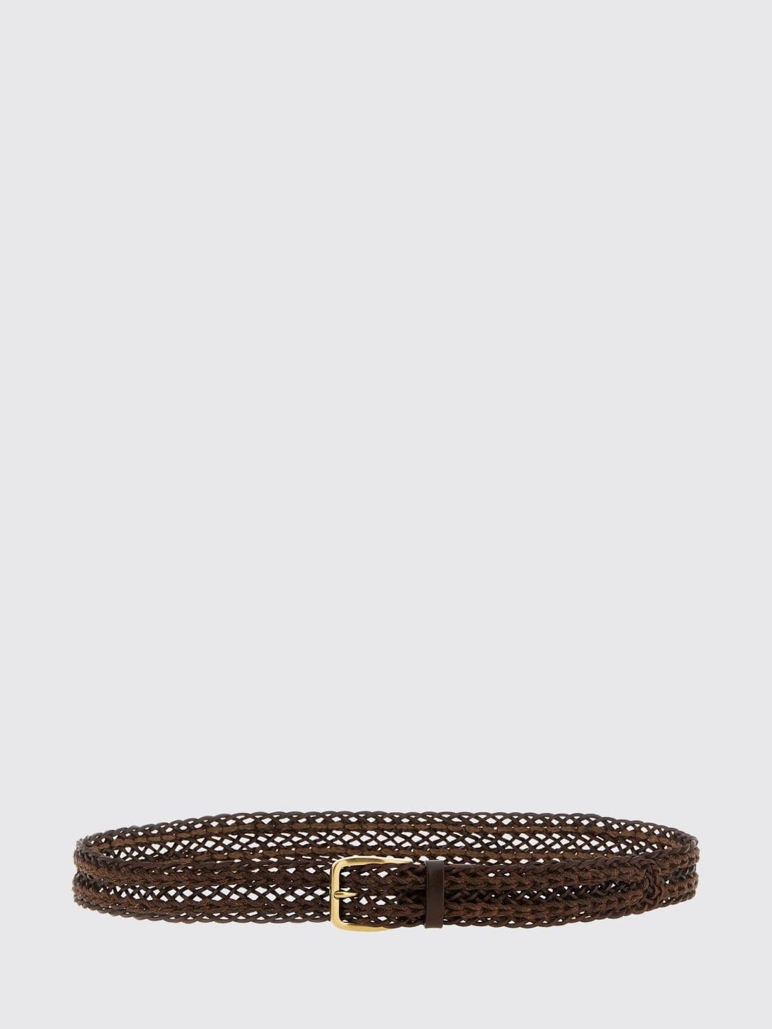 Brunello Cucinelli Men's Smooth Calfskin Leather Belt
