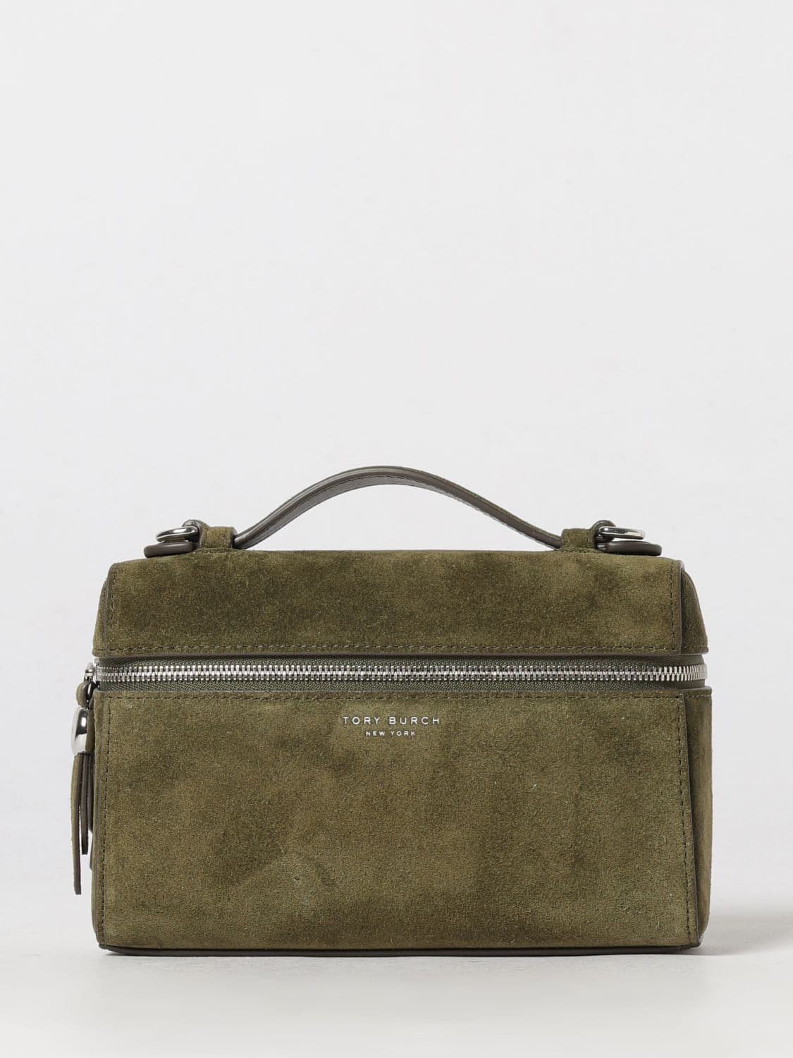 Tory Burch Romy Mini Handbag in Leather and Suede with Detachable Strap · OS