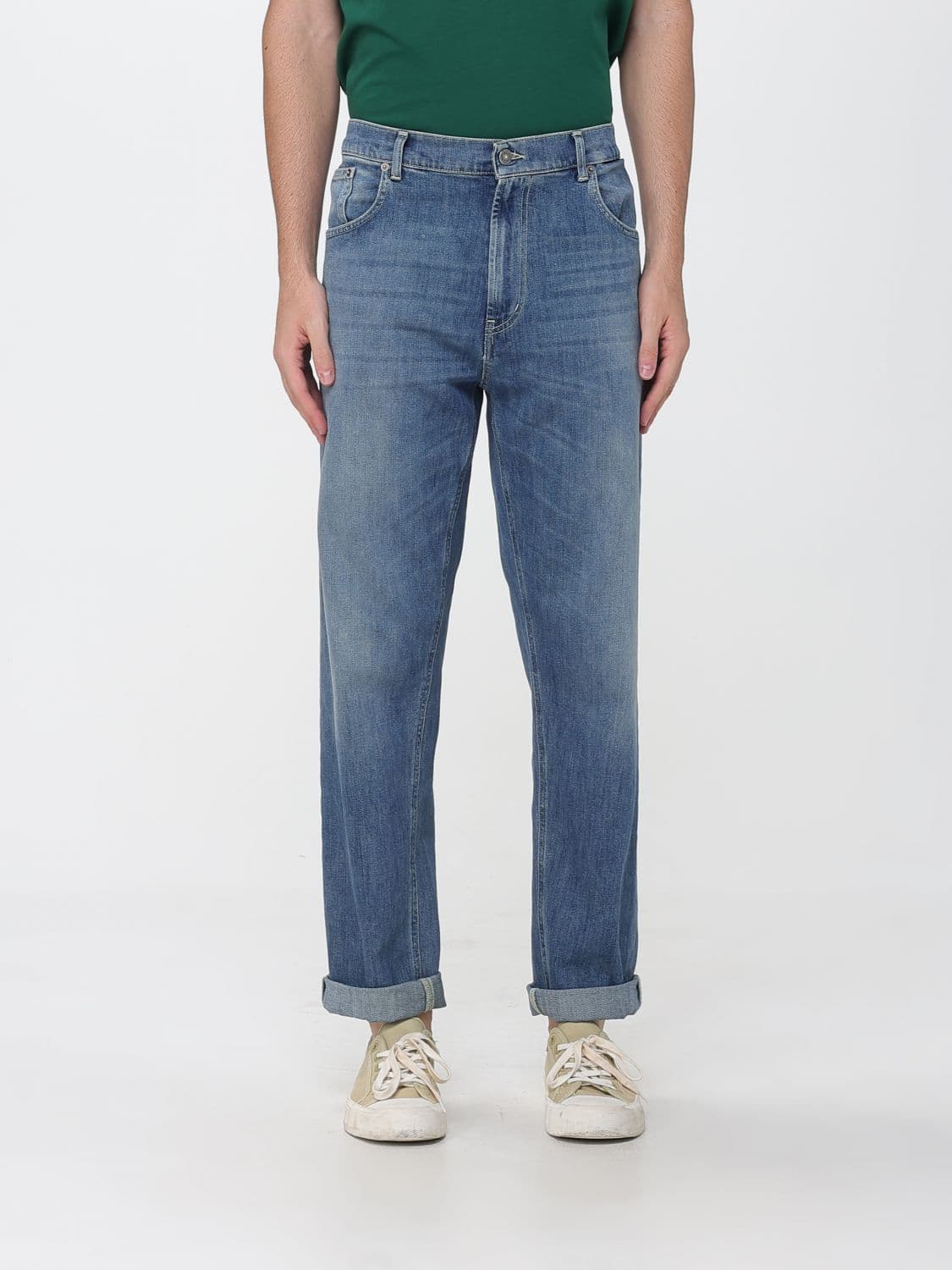 Dondup Ervin Regular Fit Straight Leg Jeans in Vintage Five-Pocket Denim