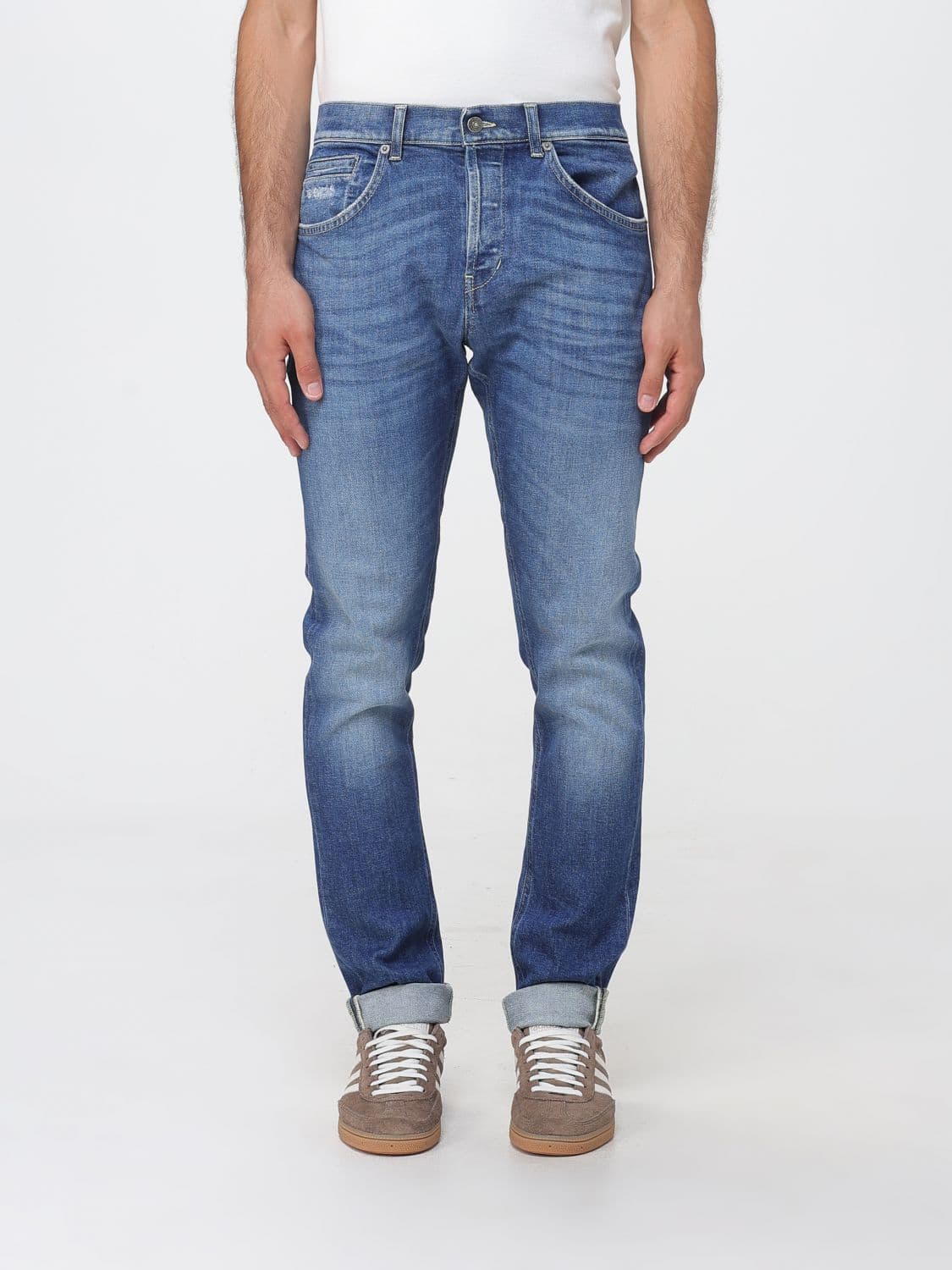 Dondup George Skinny Fit Five-Pocket Jeans in Mid-Rise Stretch Denim