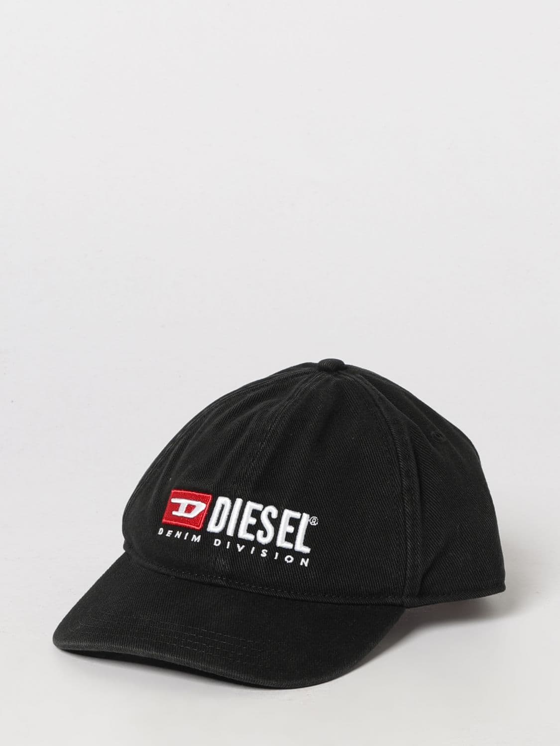 Diesel Cotton Twill Baseball Cap with Embroidered Logo and Adjustable Strap