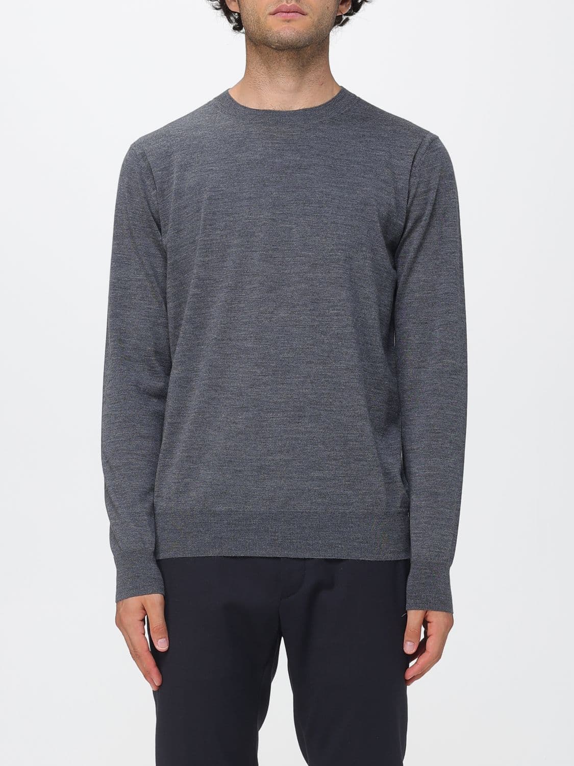 Paolo Pecora Ribbed-Trim Wool Crewneck Jumper