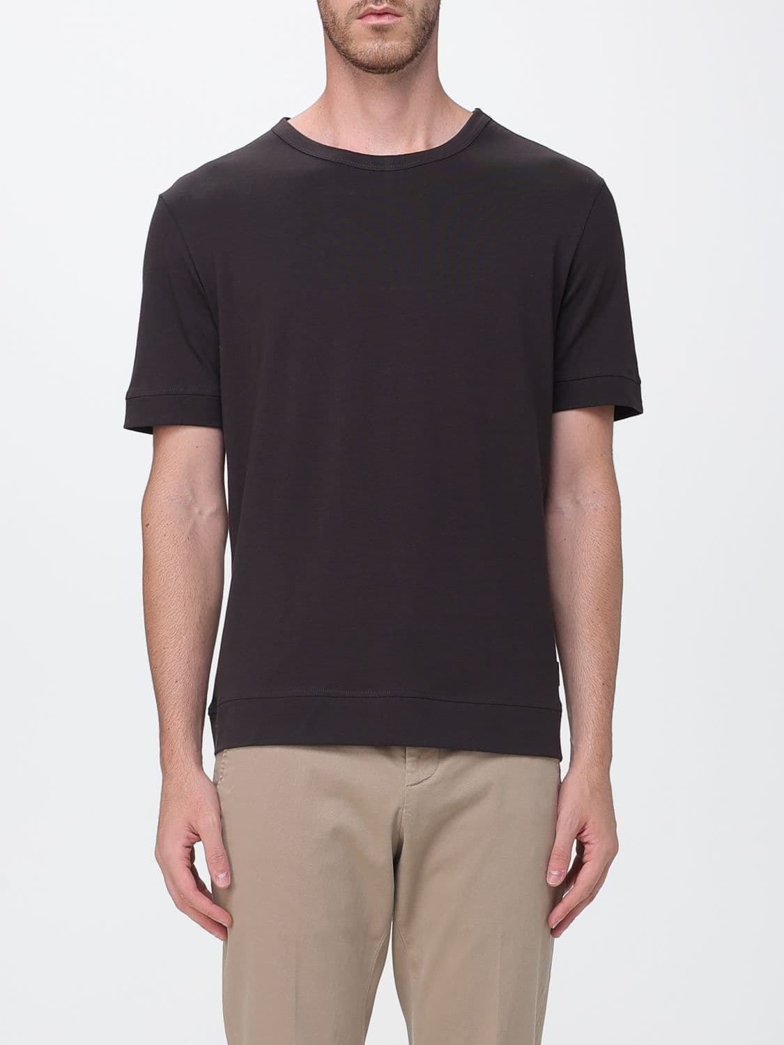Paolo Pecora Short-Sleeved Jersey Crewneck T-shirt