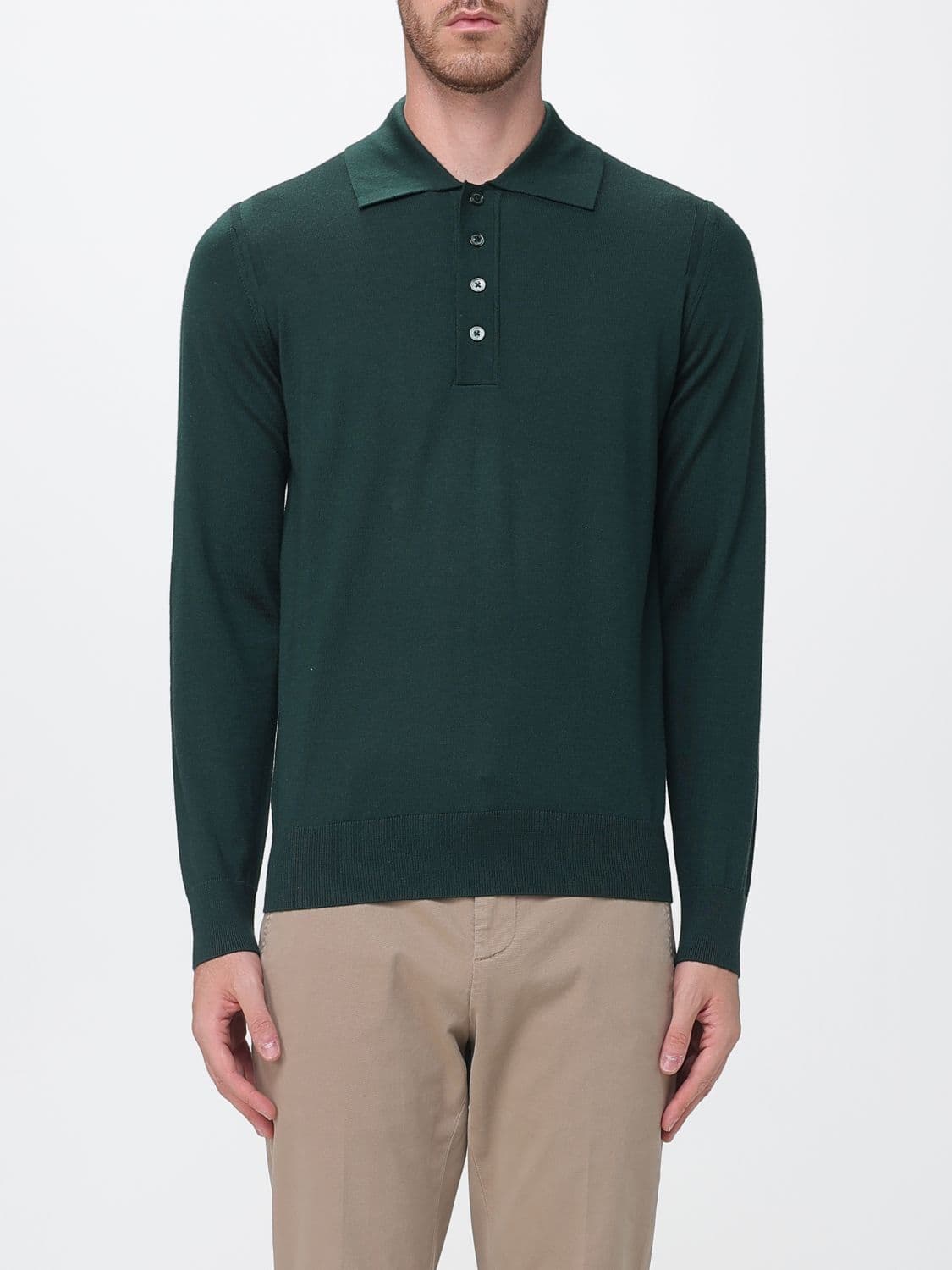 Paolo Pecora High-Neck Wool Zip Cardigan
