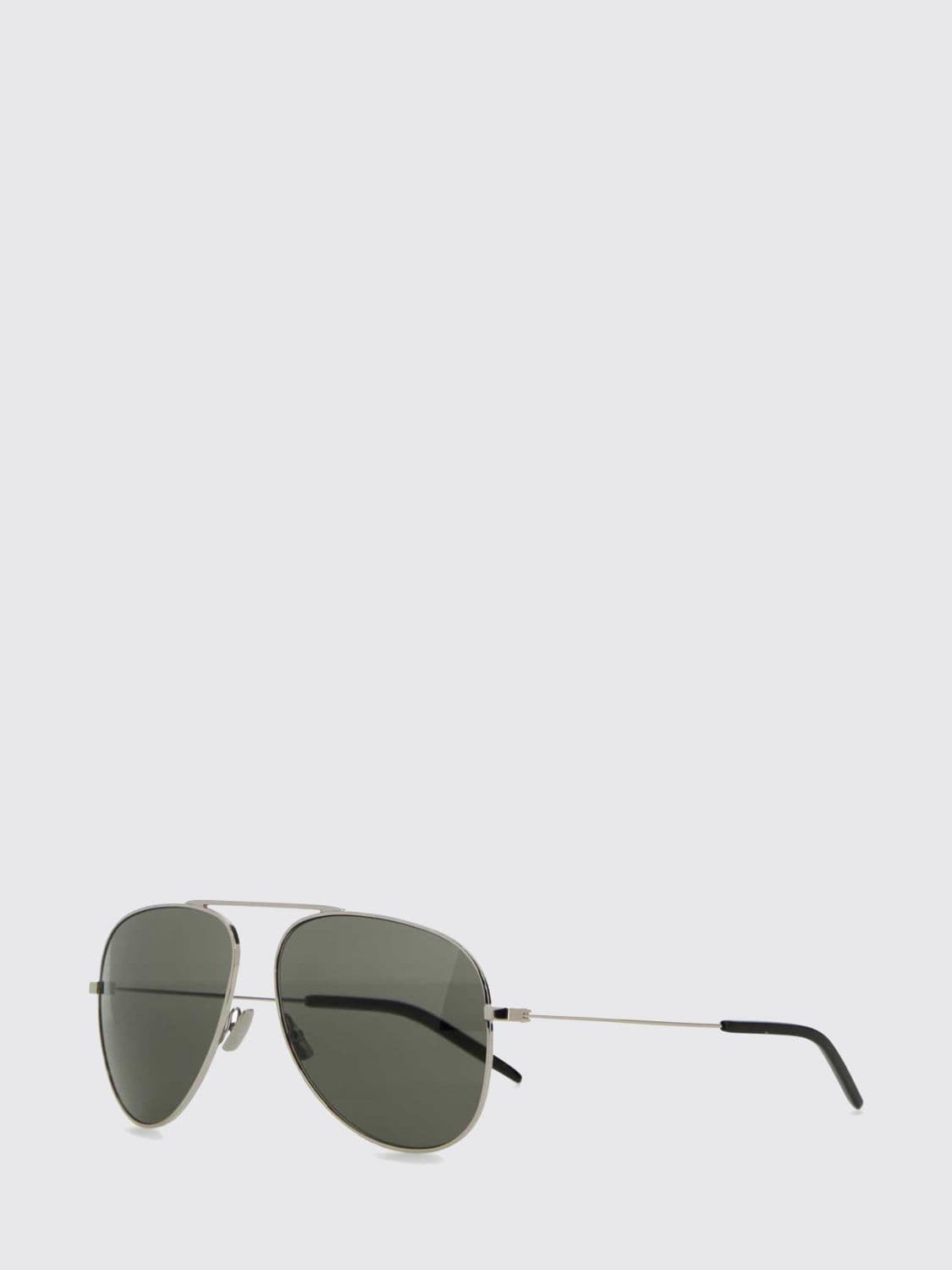 Saint Laurent Metal Aviator Sunglasses with Teardrop Lenses · OS