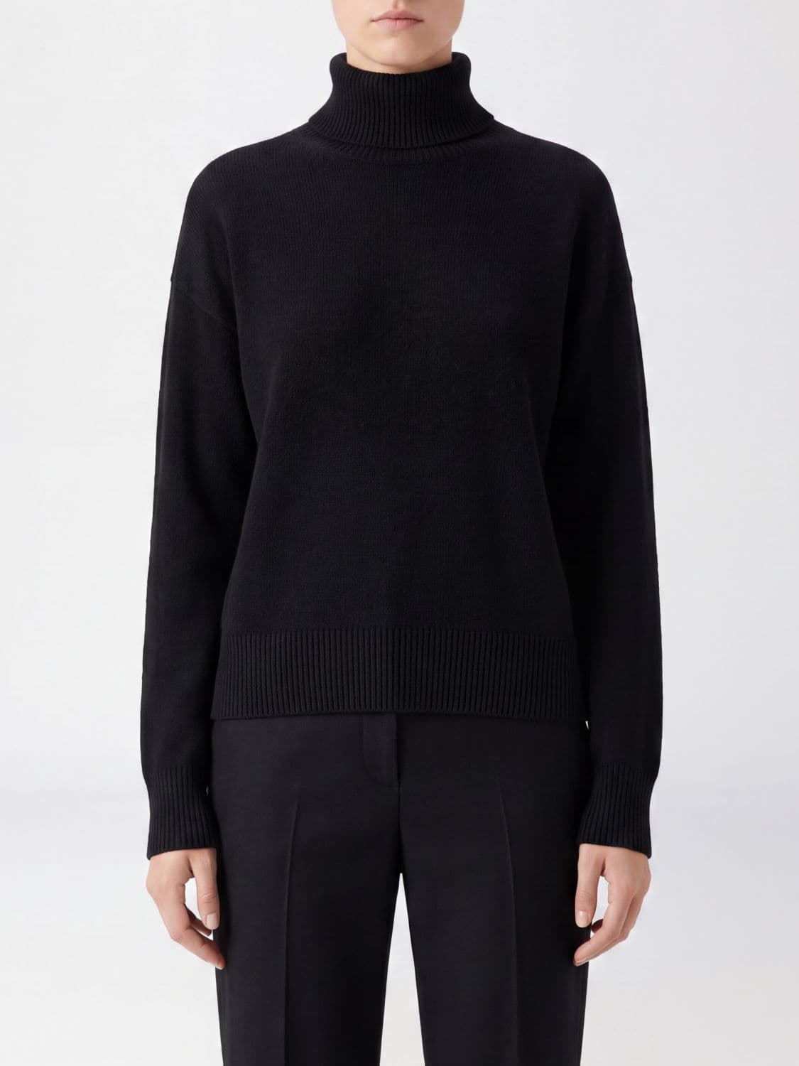 The Row Long-Sleeved Pure Cashmere Turtleneck