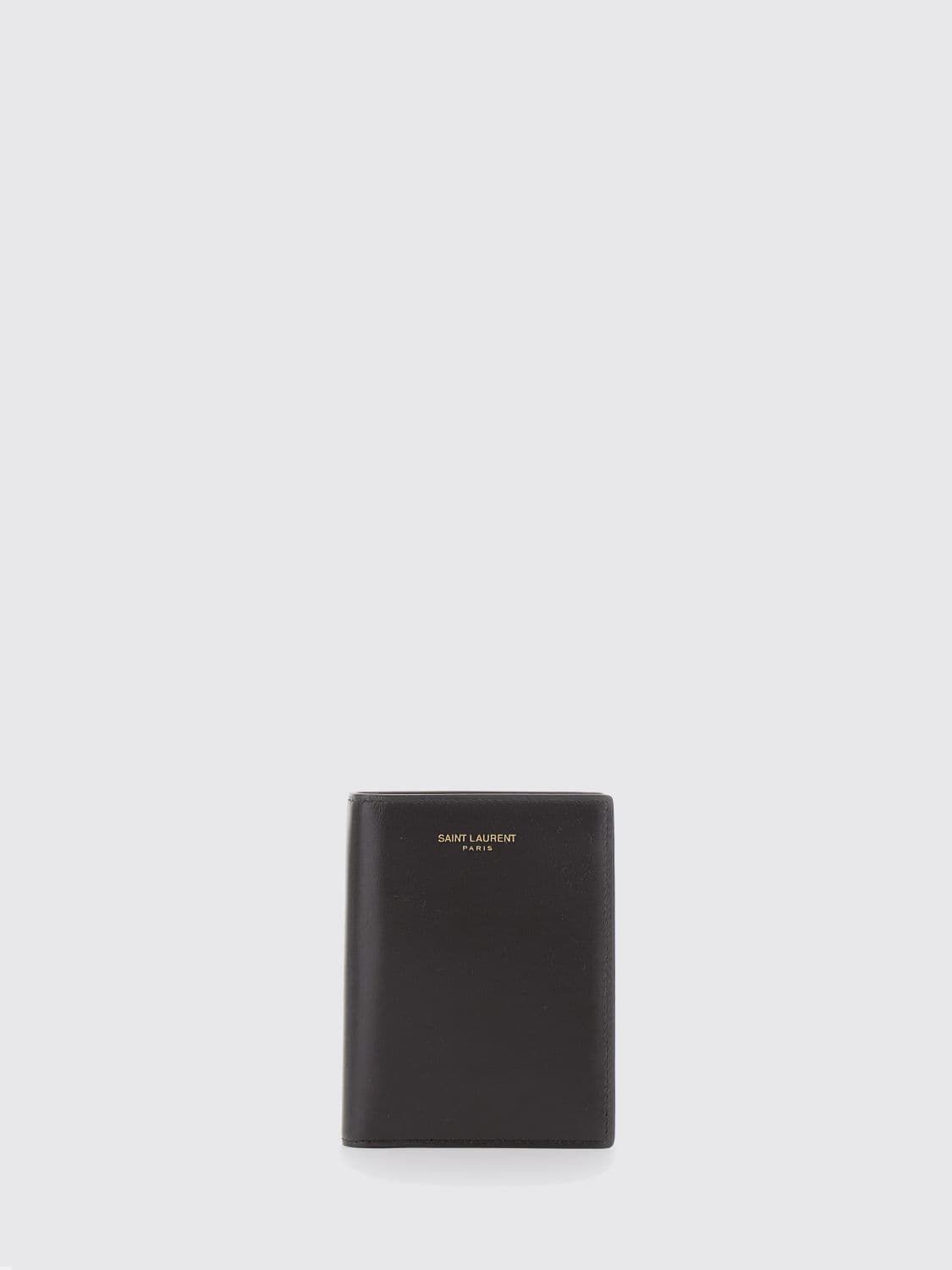 Saint Laurent Smooth Calfskin Bifold Wallet with Logo · OS