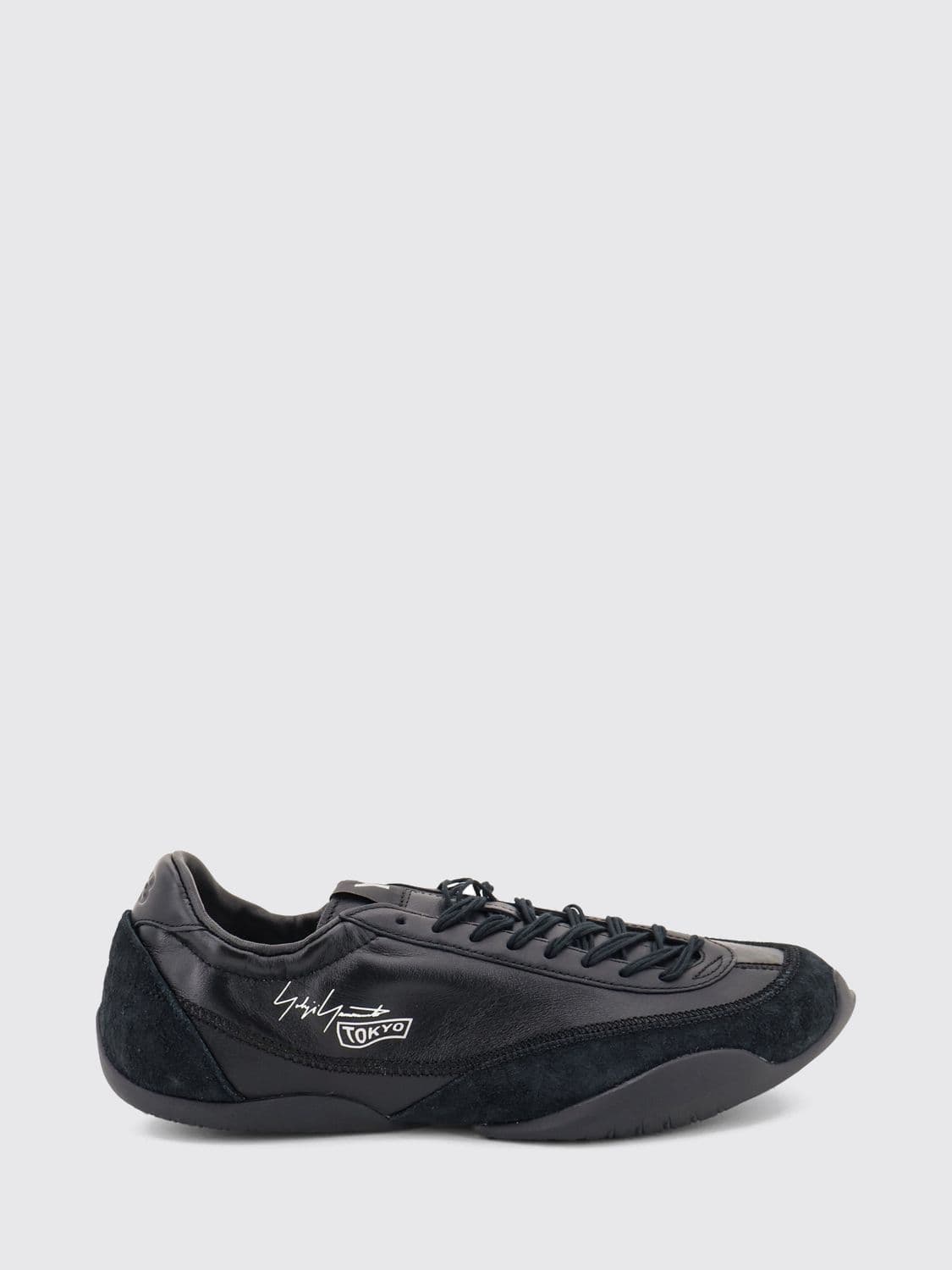 Y-3 Tokyo Low-Top Trainers in Smooth and Suede Leather