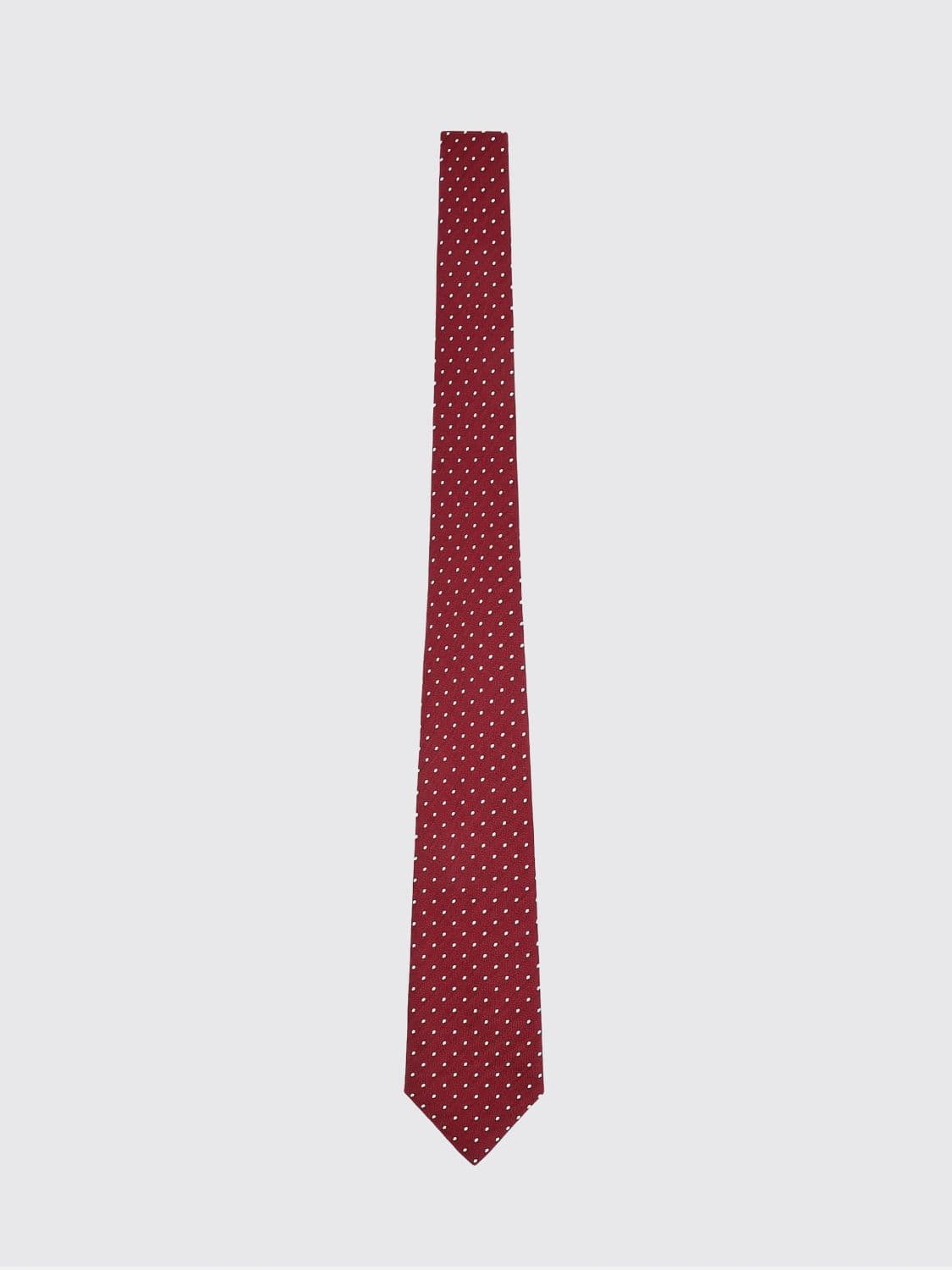 Emporio Armani Polka Dot Pure Silk Tie for Ceremonies