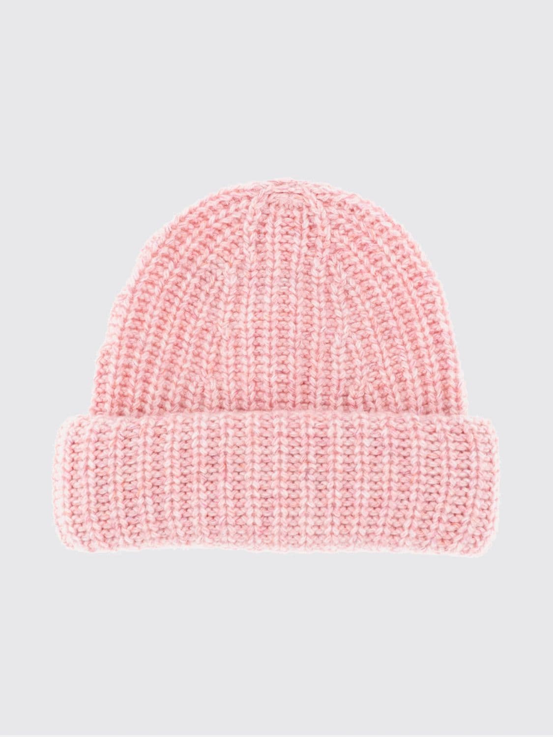 Lisa Yang Ribbed 100% Cashmere Beanie Hat with Turn-up Cuff · 1