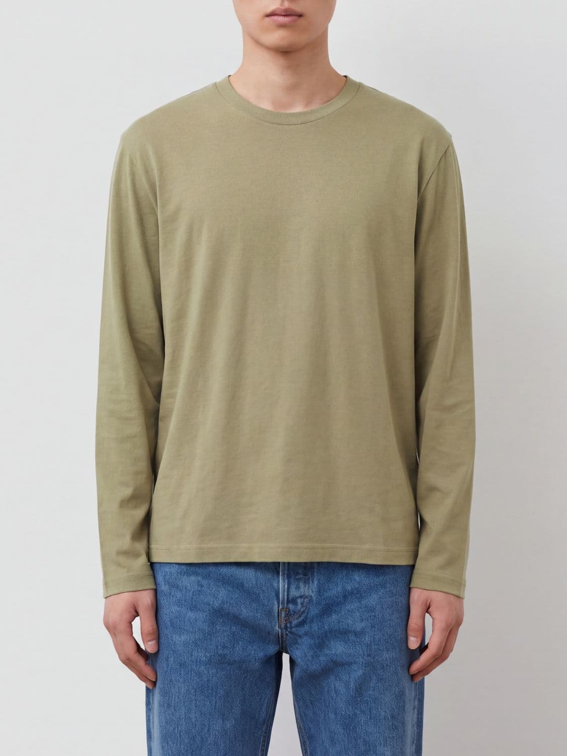Our Legacy Long-Sleeved Organic Cotton T-Shirt with Dropped Shoulders