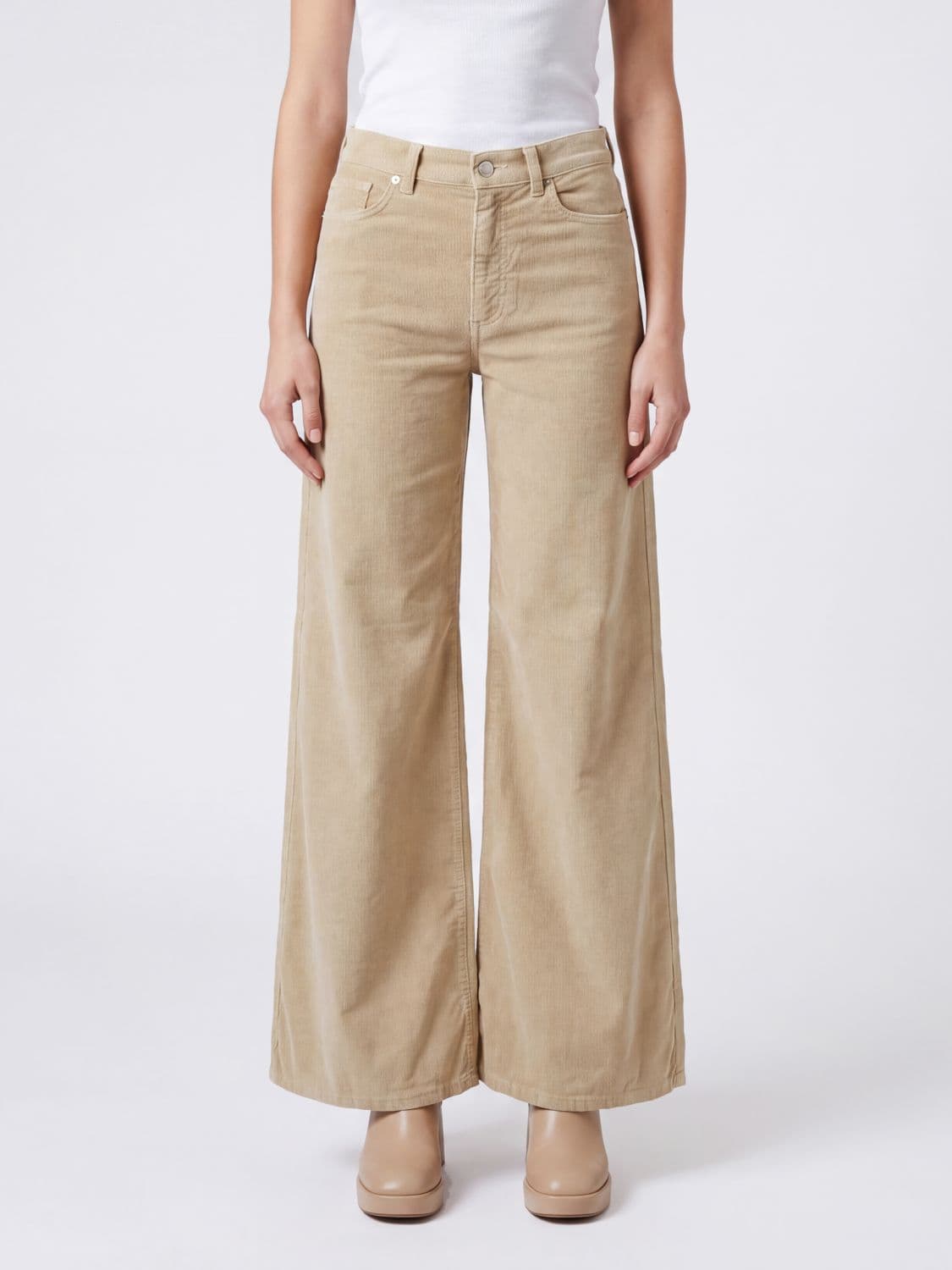 Pt Torino Flared Five-Pocket Corduroy Trousers