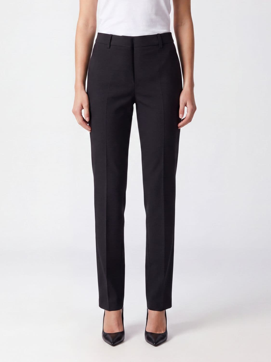 Pt Torino Mid-Rise Knitted Cashmere Skinny Trousers