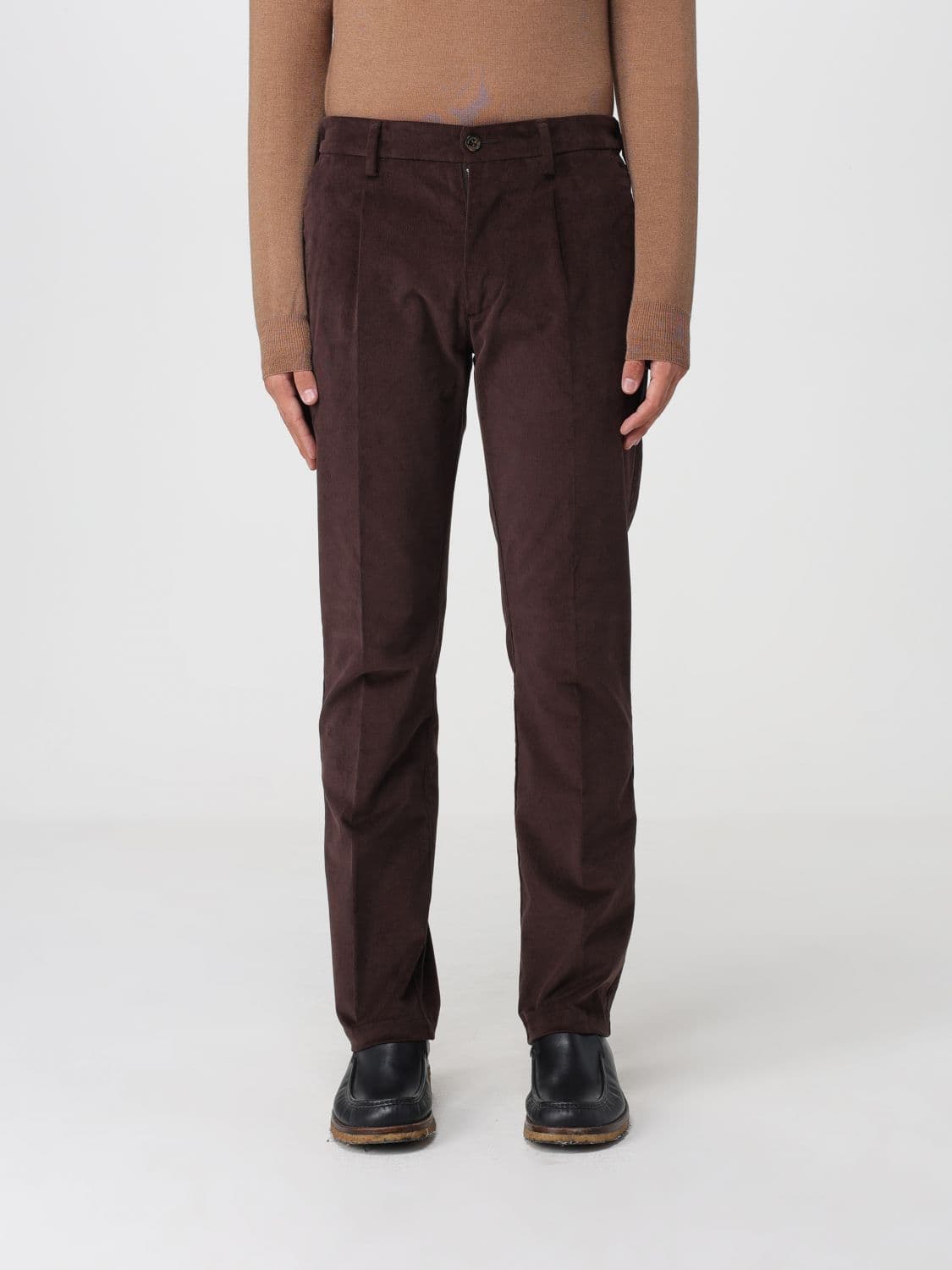 Brooksfield Straight Fit Stretch Cotton Corduroy Trousers