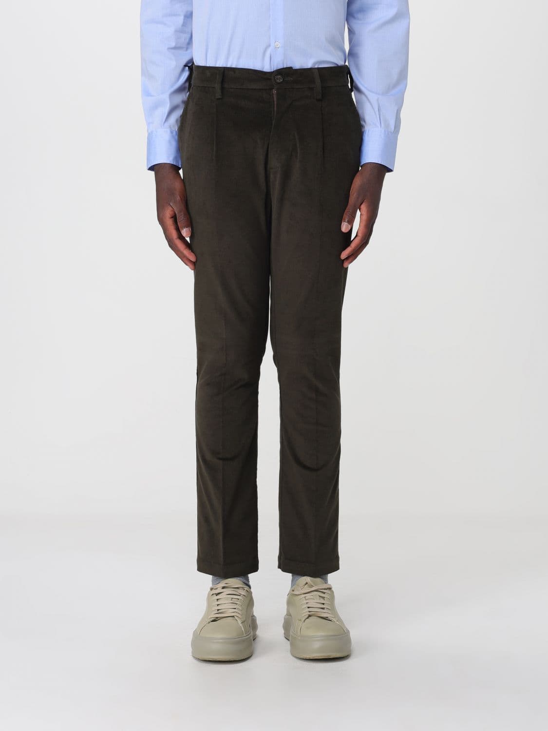 Brooksfield Straight Fit Stretch Cotton Corduroy Trousers