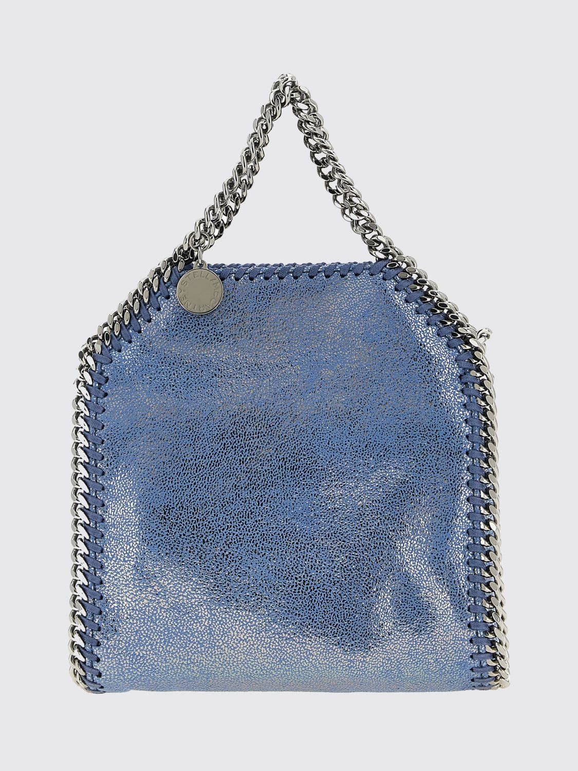 Stella Mccartney Falabella Mini Tote Bag with Chain Trims
