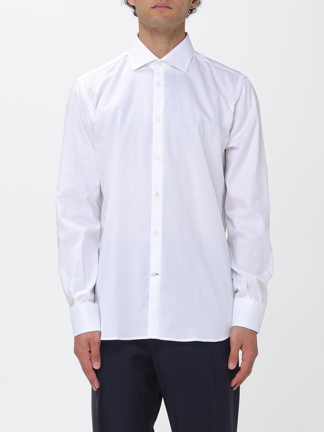 Brooksfield Button-Down Collar Casual Shirt in Cotton Poplin