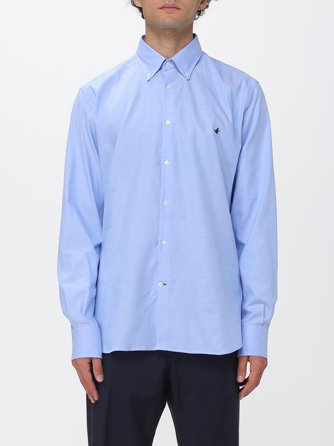 Brooksfield Button-Down Collar Casual Shirt in Oxford Cotton
