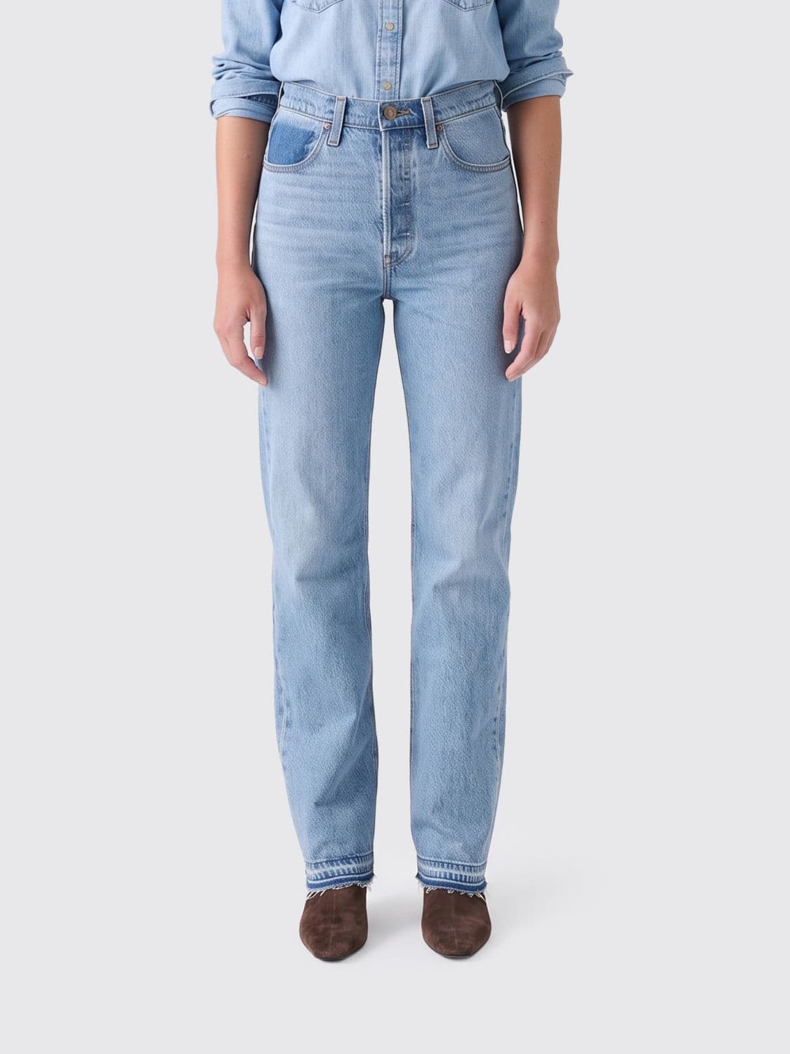 Levi's Jeans Woman color Sky