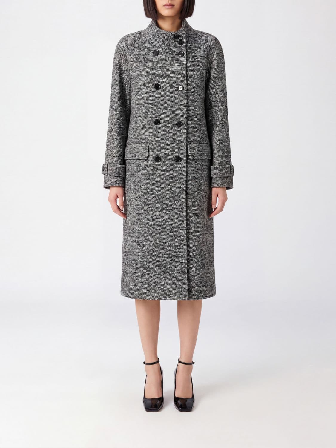 Dolce & Gabbana Coat Woman color Grey