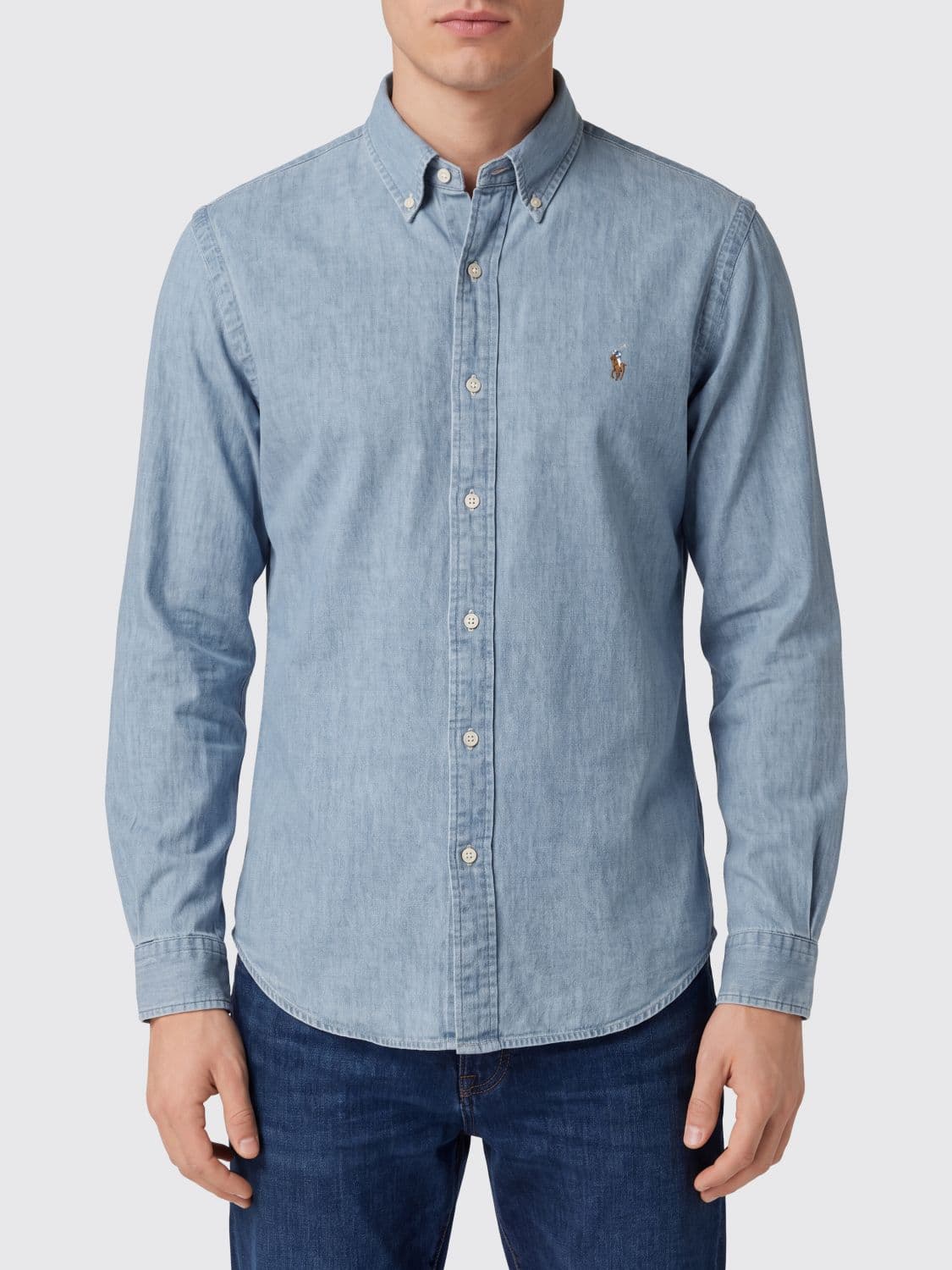 Polo Ralph Lauren Slim Fit Button-Down Cotton Shirt