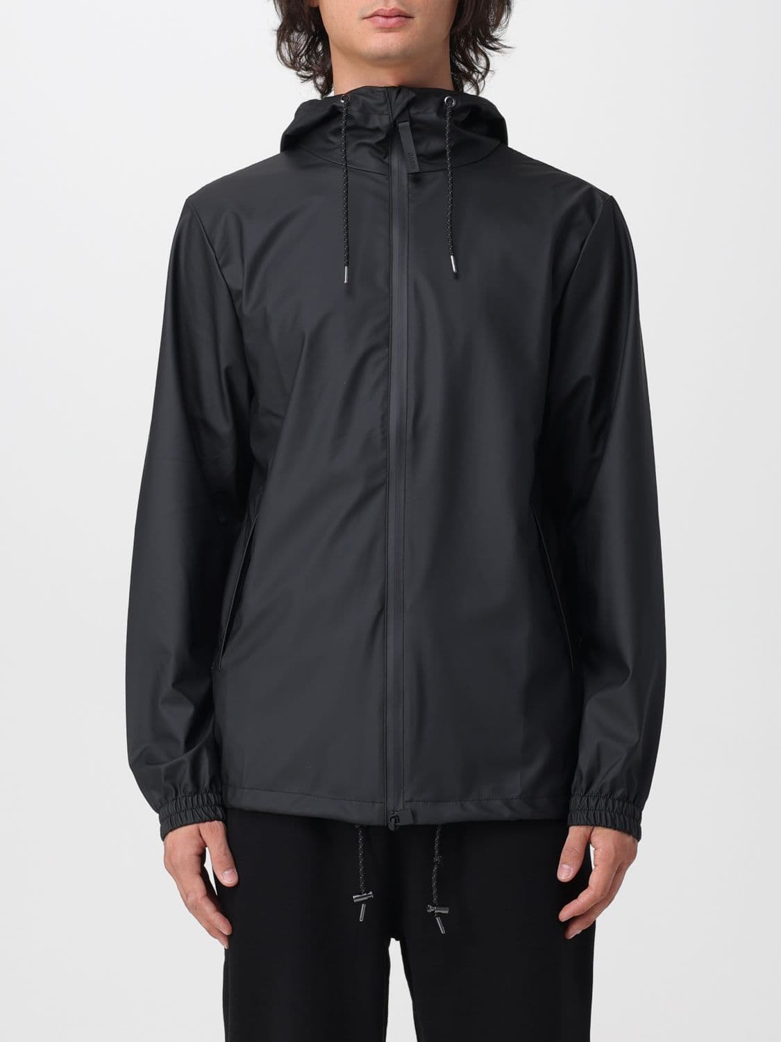 Rains Storm Breaker Hooded Windbreaker Jacket in Recycled Technical Fabric