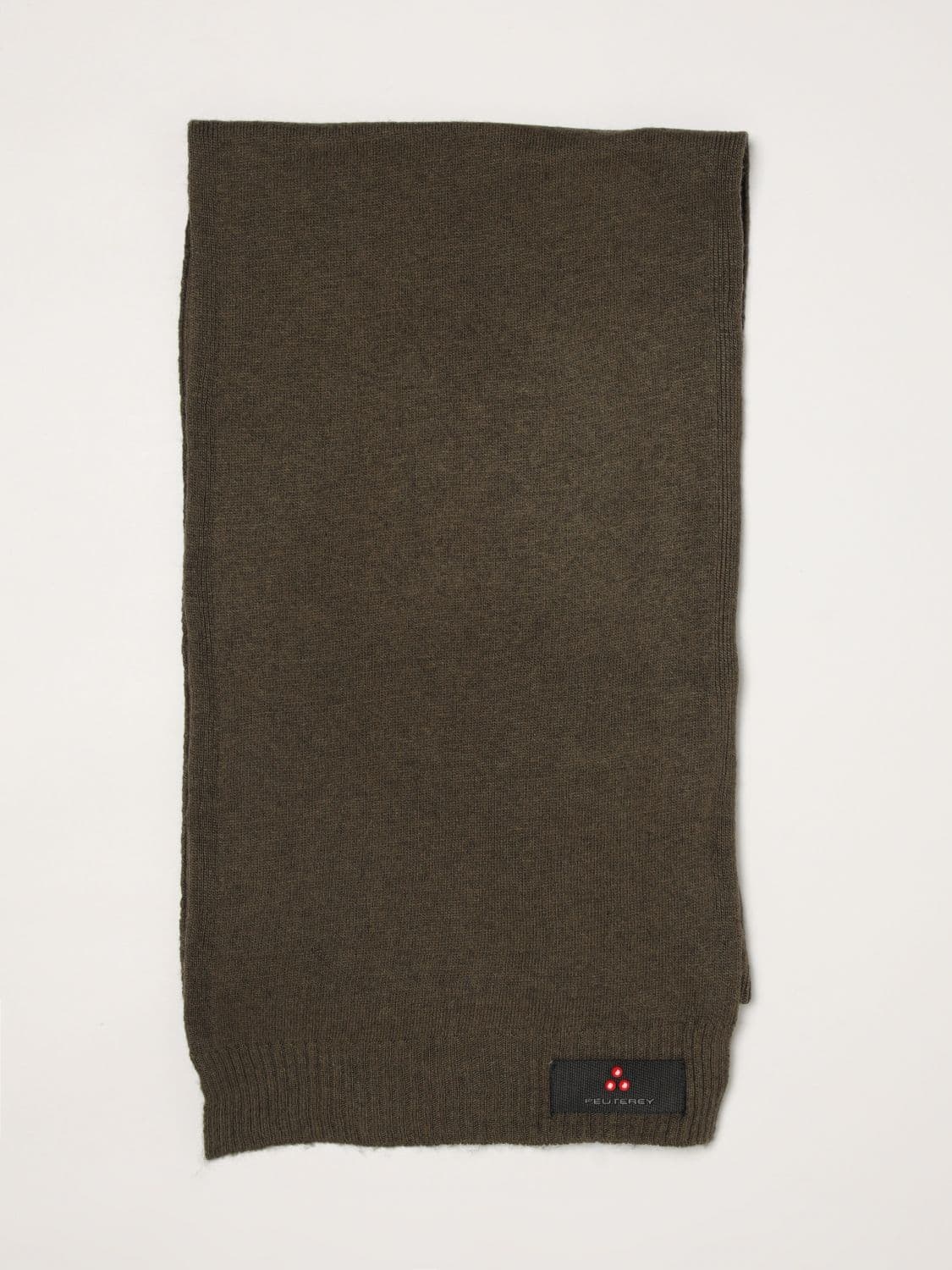 Peuterey Solid Colour Wool and Cashmere Blend Scarf · OS