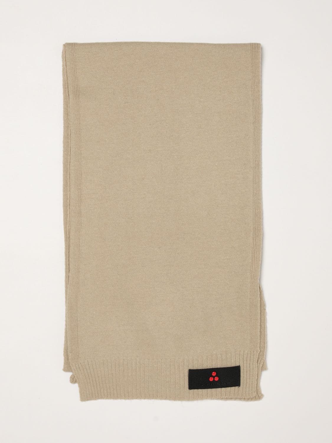 Peuterey Solid Colour Wool and Cashmere Blend Scarf