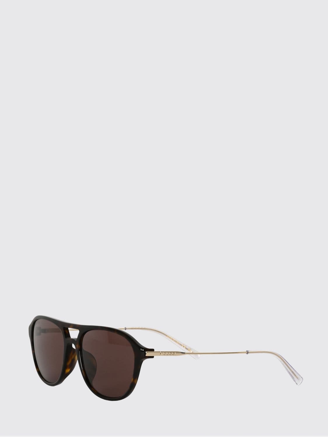 Gucci Rounded Double-Bridge Sunglasses in Acetate