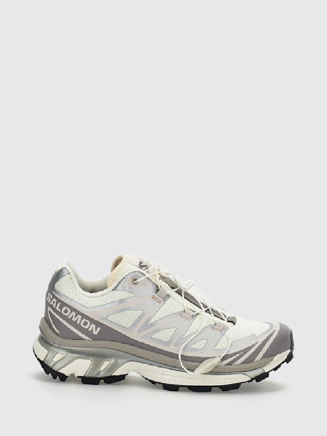 Salomon XT-6 Trainers in Technical Mesh with Lug Sole and Printed Logo