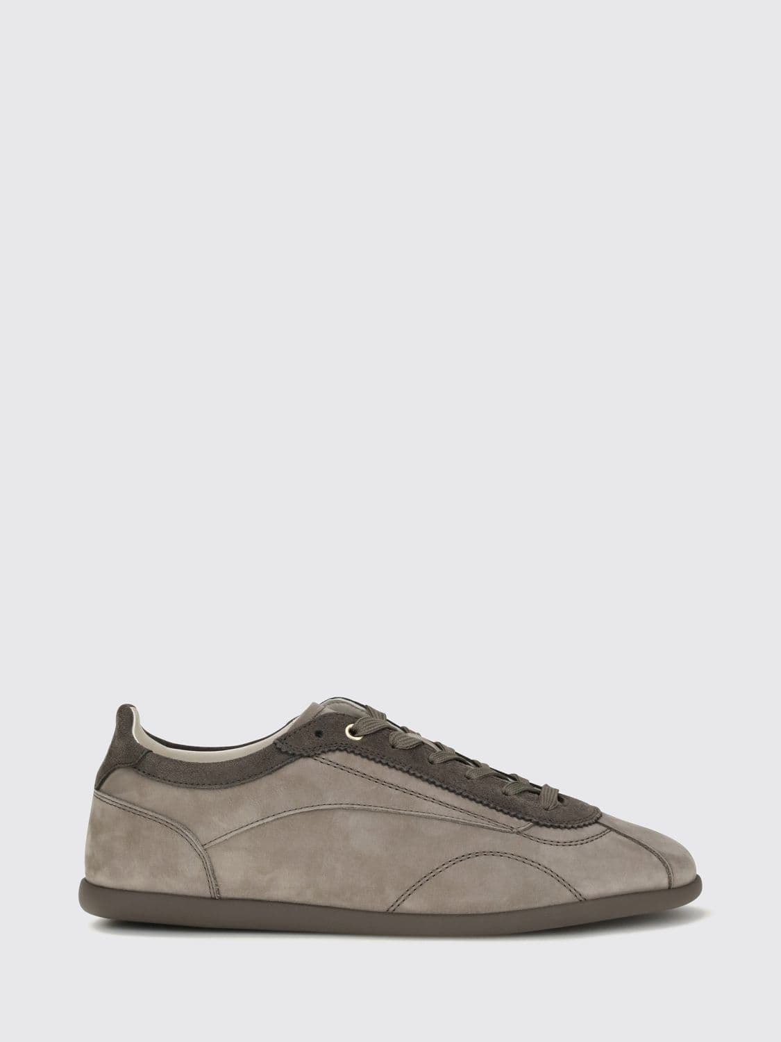 Brunello Cucinelli Bicolor Suede Low-Top Sneakers