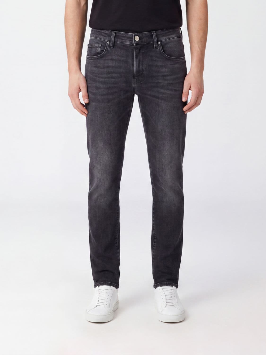 Pt Torino Mid-Rise Five-Pocket Skinny Jeans in Stretch Denim