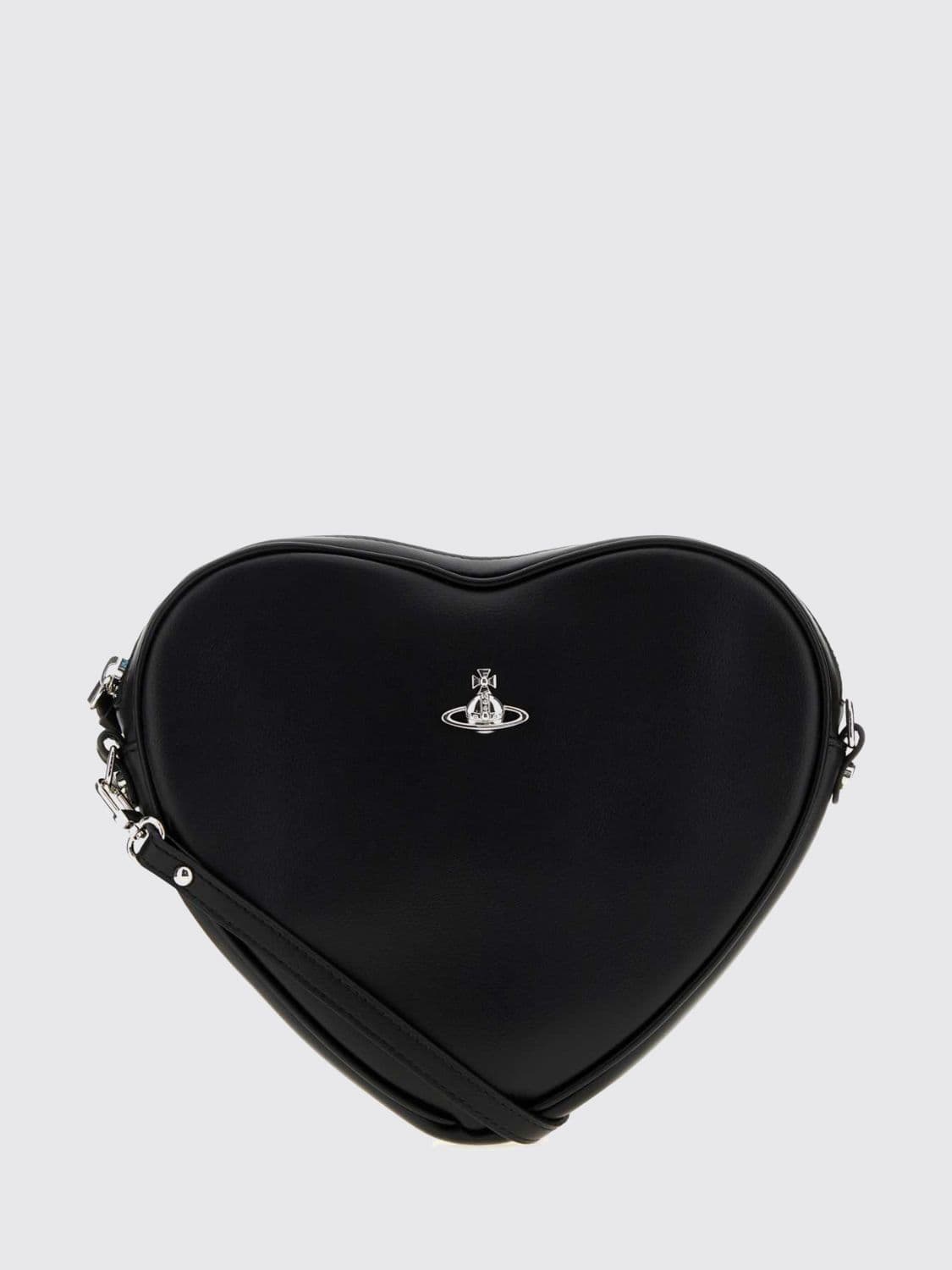 Vivienne Westwood Alexa Heart-Shaped Mini Bag in Faux Leather with Orb Logo · OS