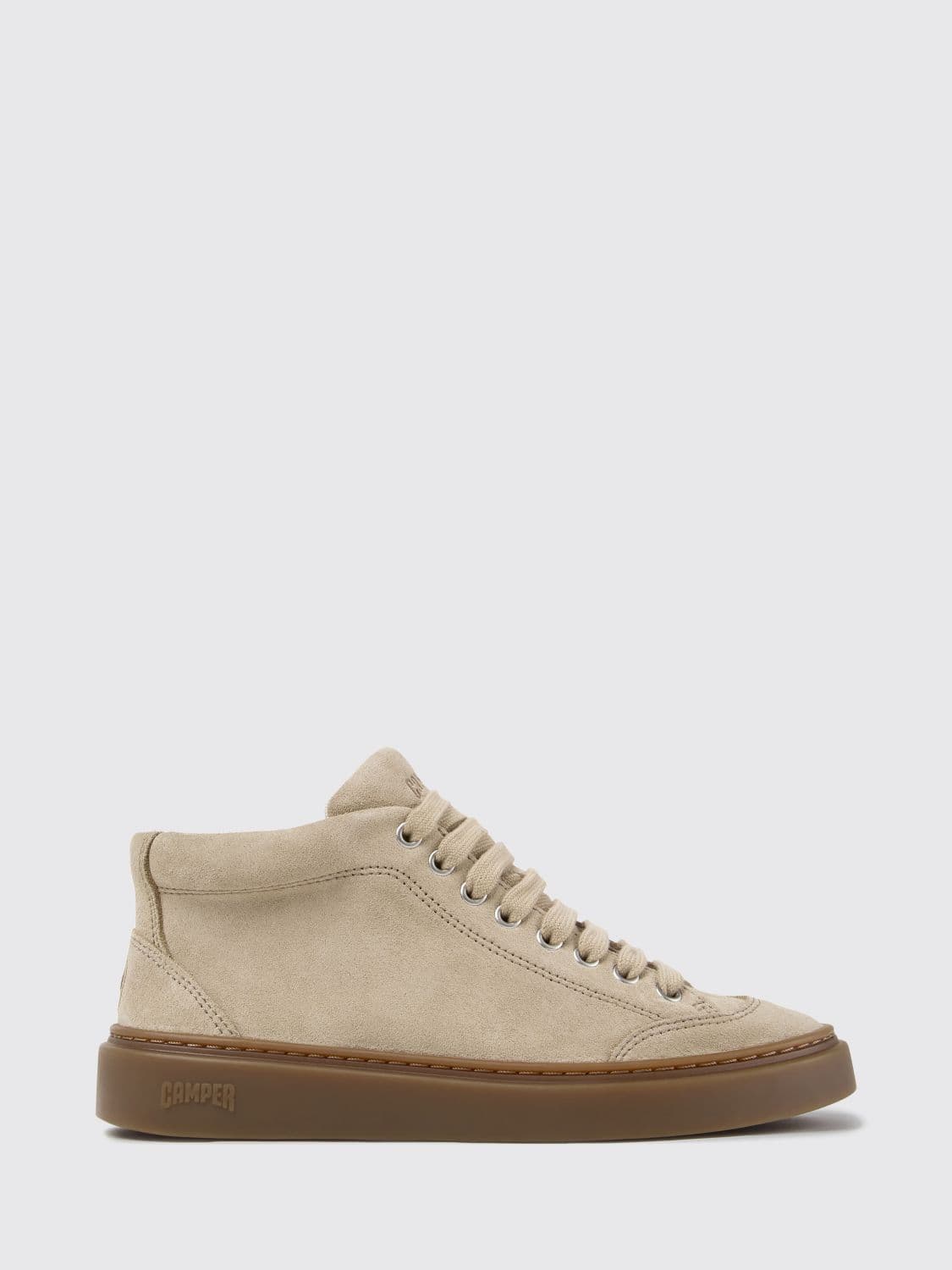 Camper Runner Twentyfive High-Top Suede Sneakers with Rubber Sole