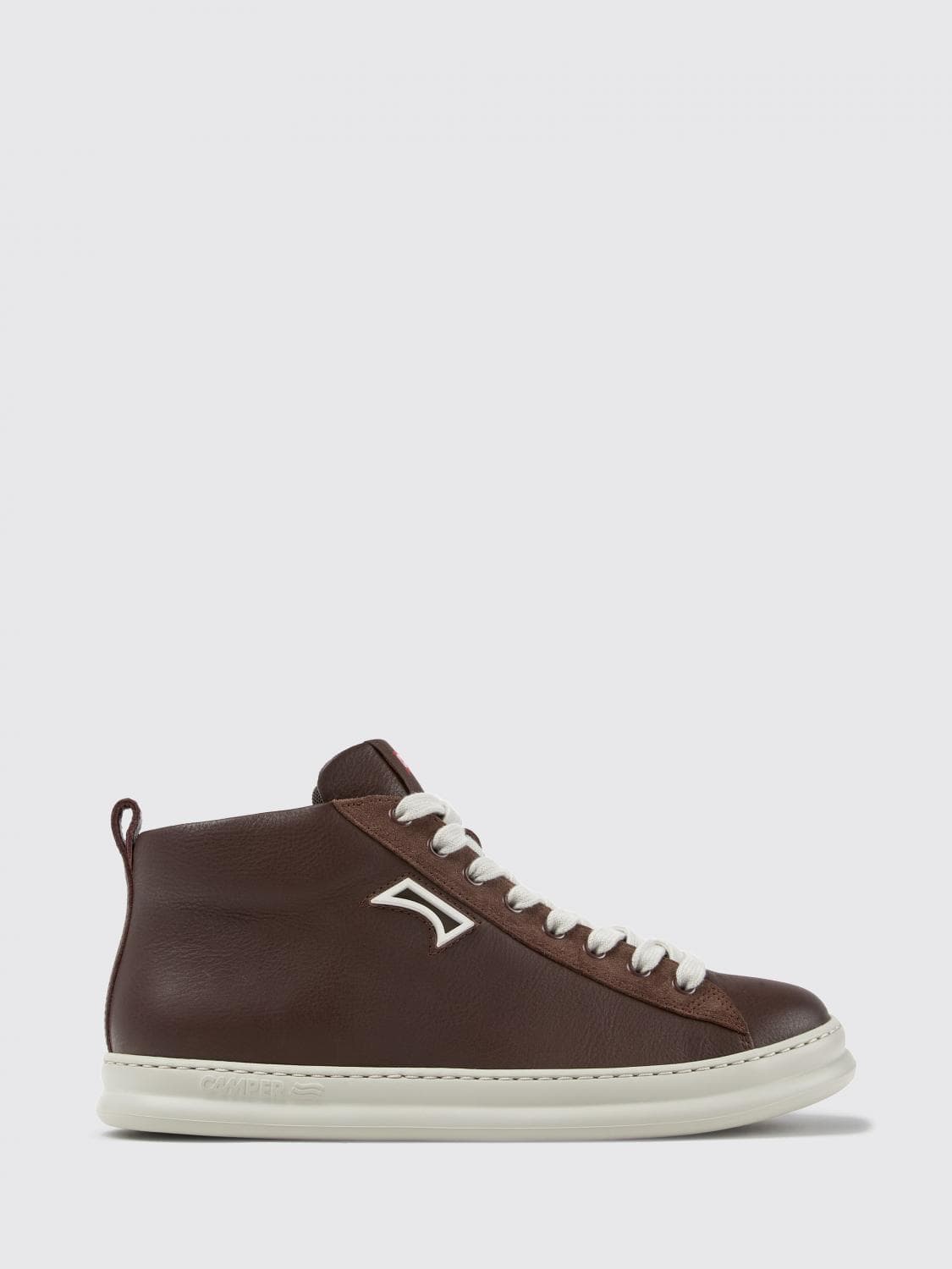 Camper Runner High-Top Smooth Leather Sneakers with XL Extralight Sole