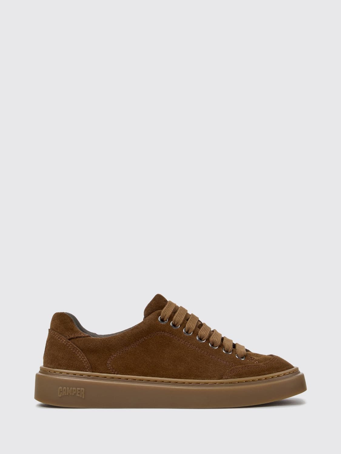 Camper Runner Twentyfive Low-Top Suede Sneakers with Rubber Sole