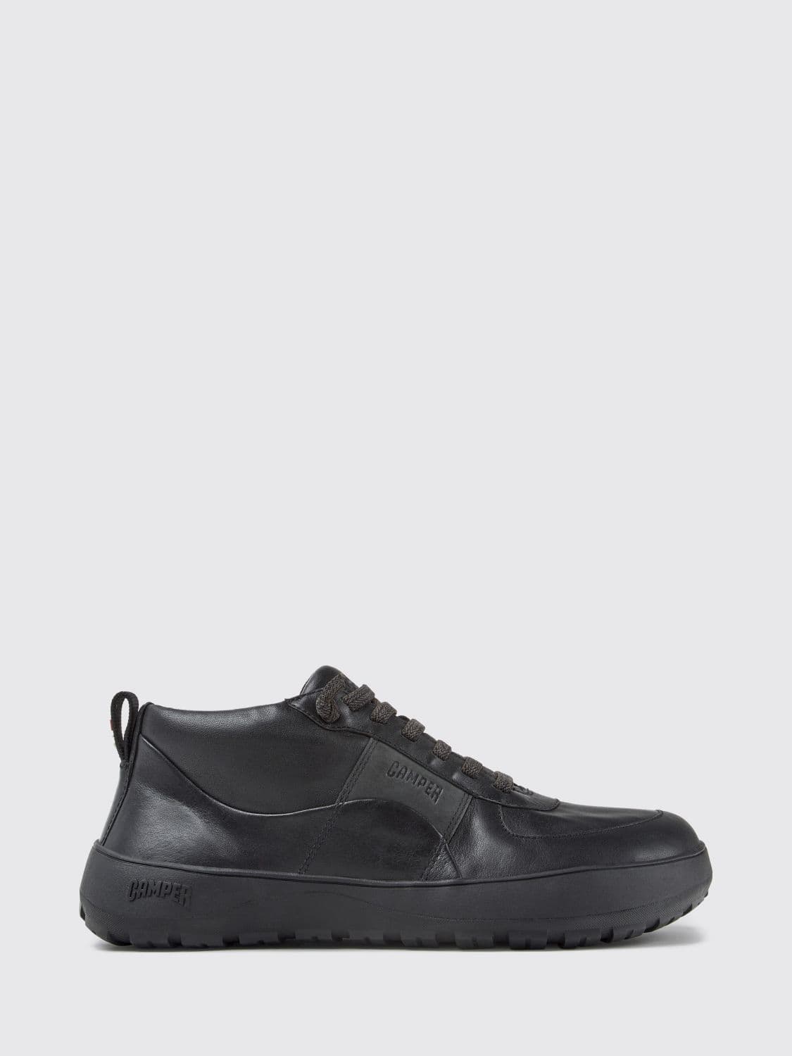Camper Peu Serra Leather Outdoor Ankle Boots with Vibram Sole