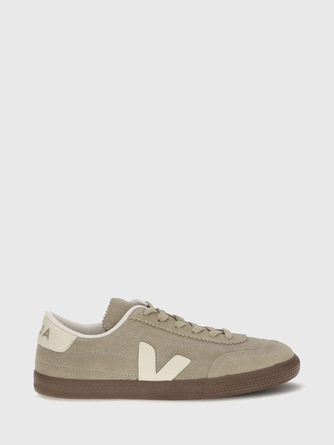 Veja Panenka O. T. Leather Low-Top Sneakers with Contrast Logo