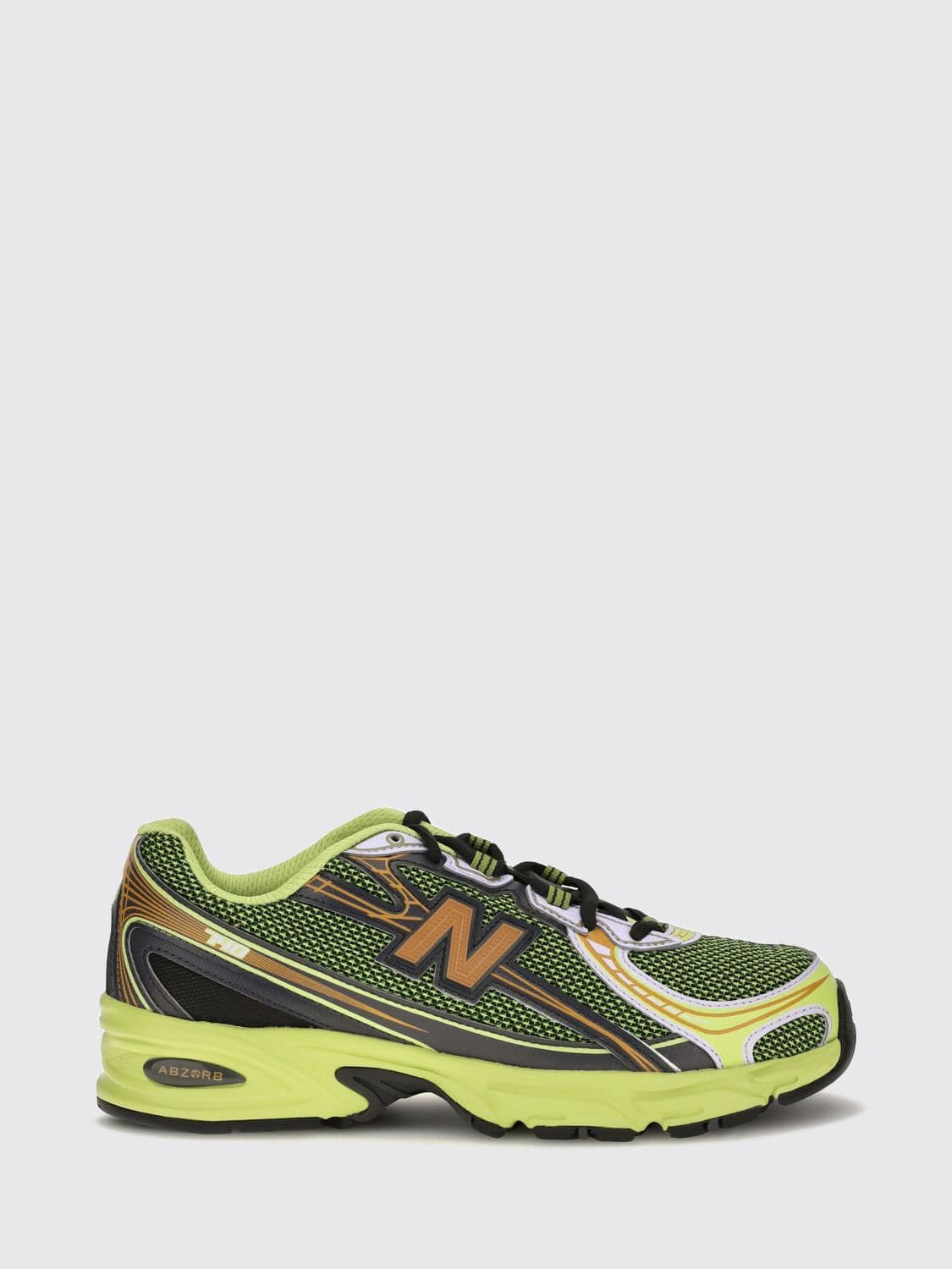 New Balance Two-Tone 740 Sneakers in Mesh and Technical Fabric