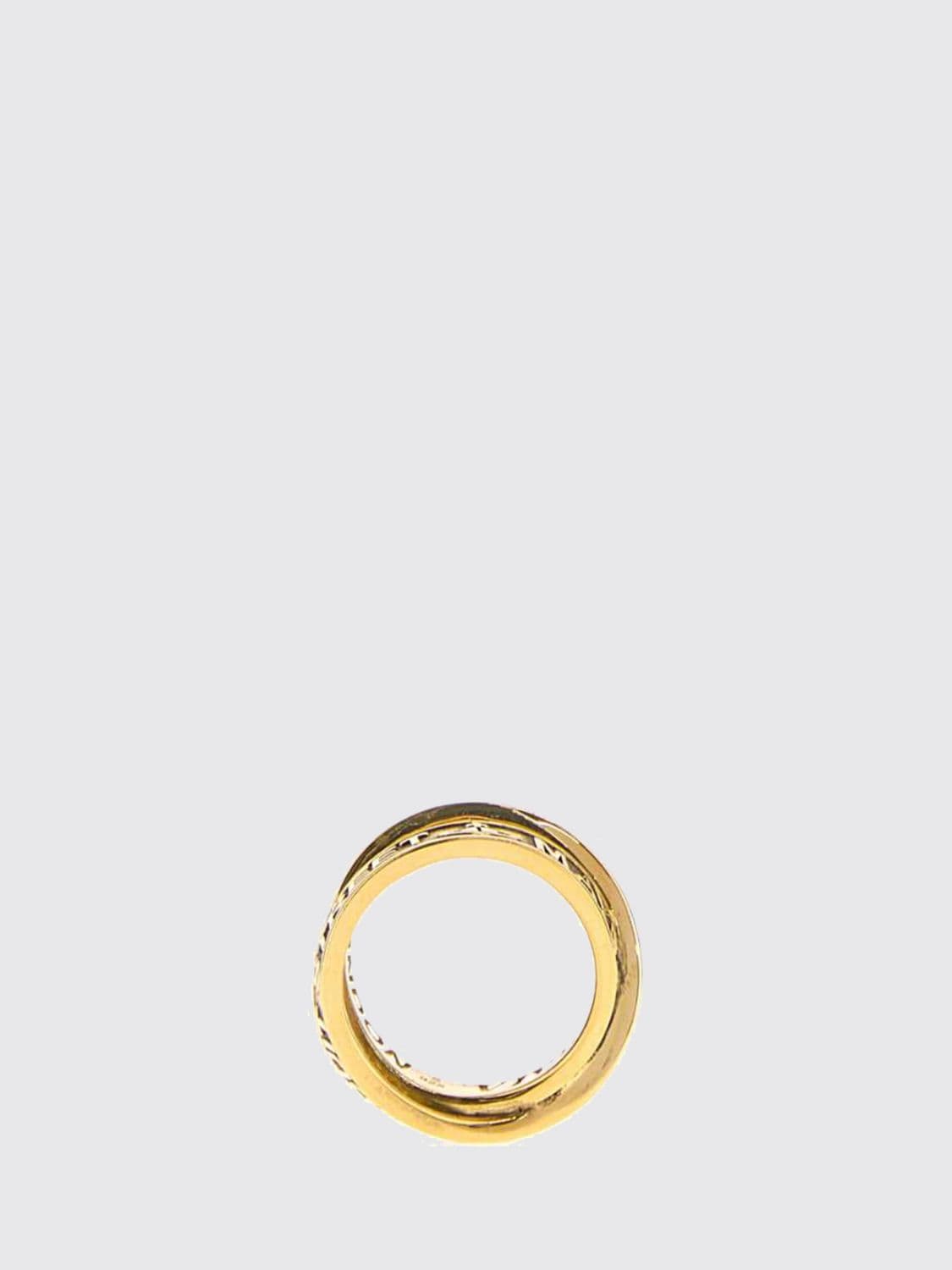 Vivienne Westwood Amos Gold Lettering Logo Band Ring