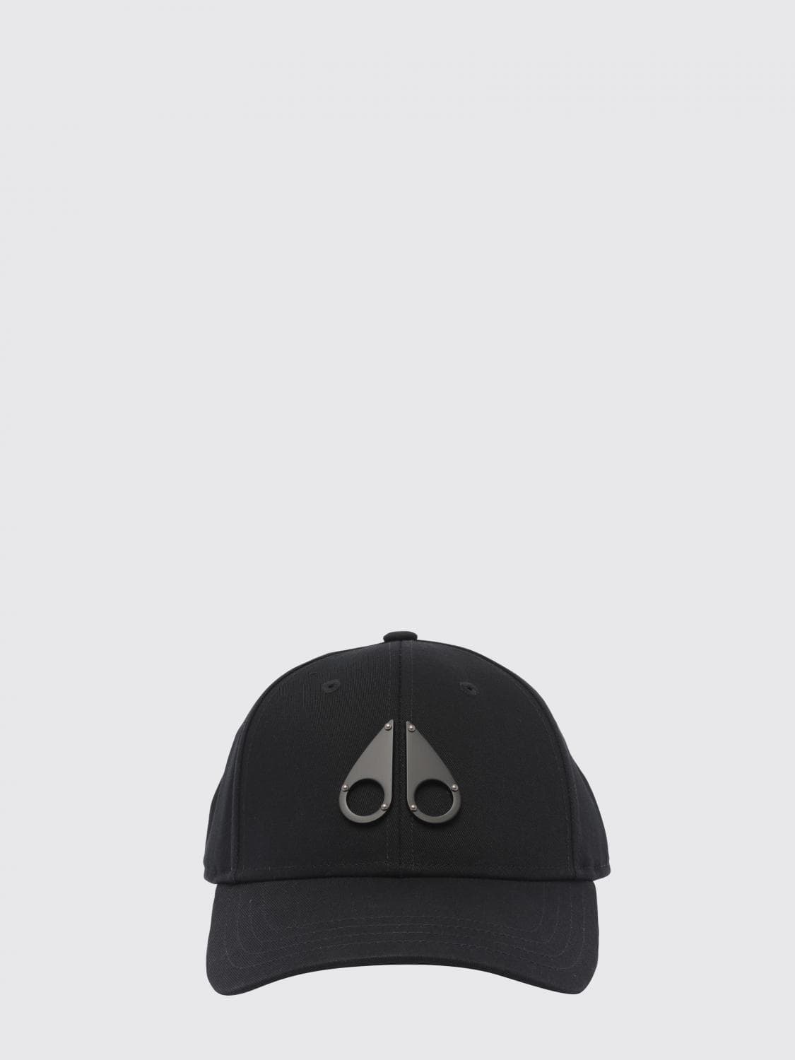 Moose Knuckles Cotton Twill Baseball Cap with Logo and Adjustable Strap