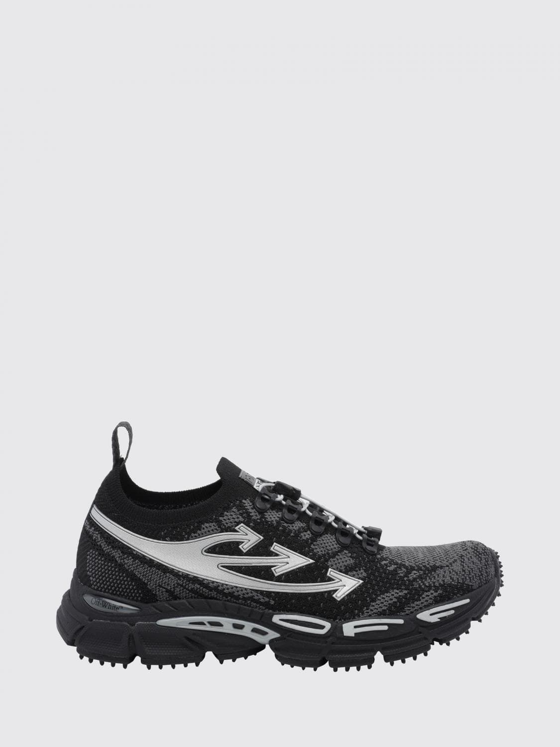 Off-White Be Right Back Low Top Sneakers in Bicolor Technical Fabric