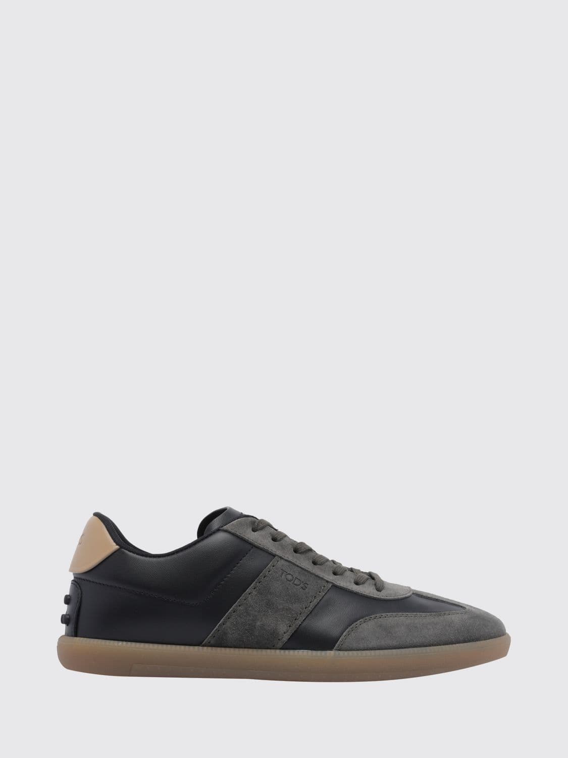 Tod's Low Top Sneakers in Smooth and Suede Calf Leather