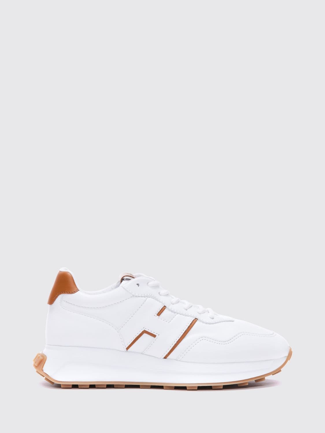 Hogan H641 Nappa Leather Sneakers with Contrasting H Logo