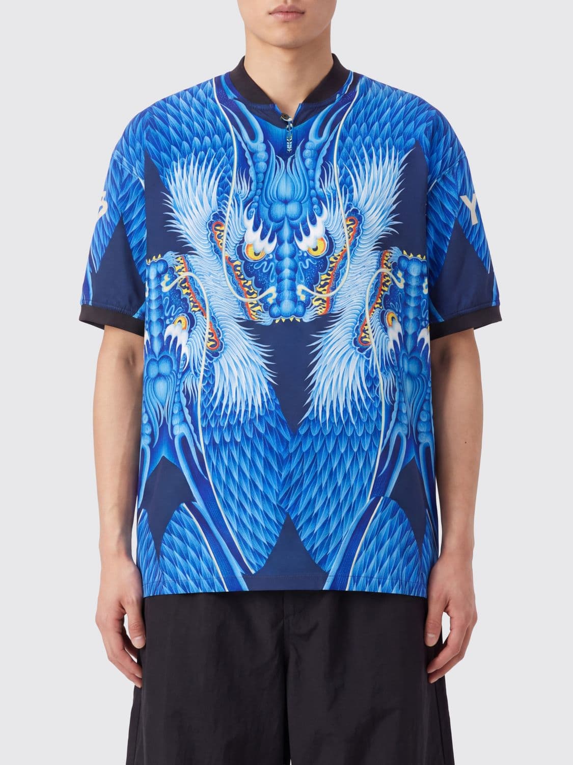 Y-3 Relaxed Fit Graphic Print T-shirt in Recycled Technical Fabric